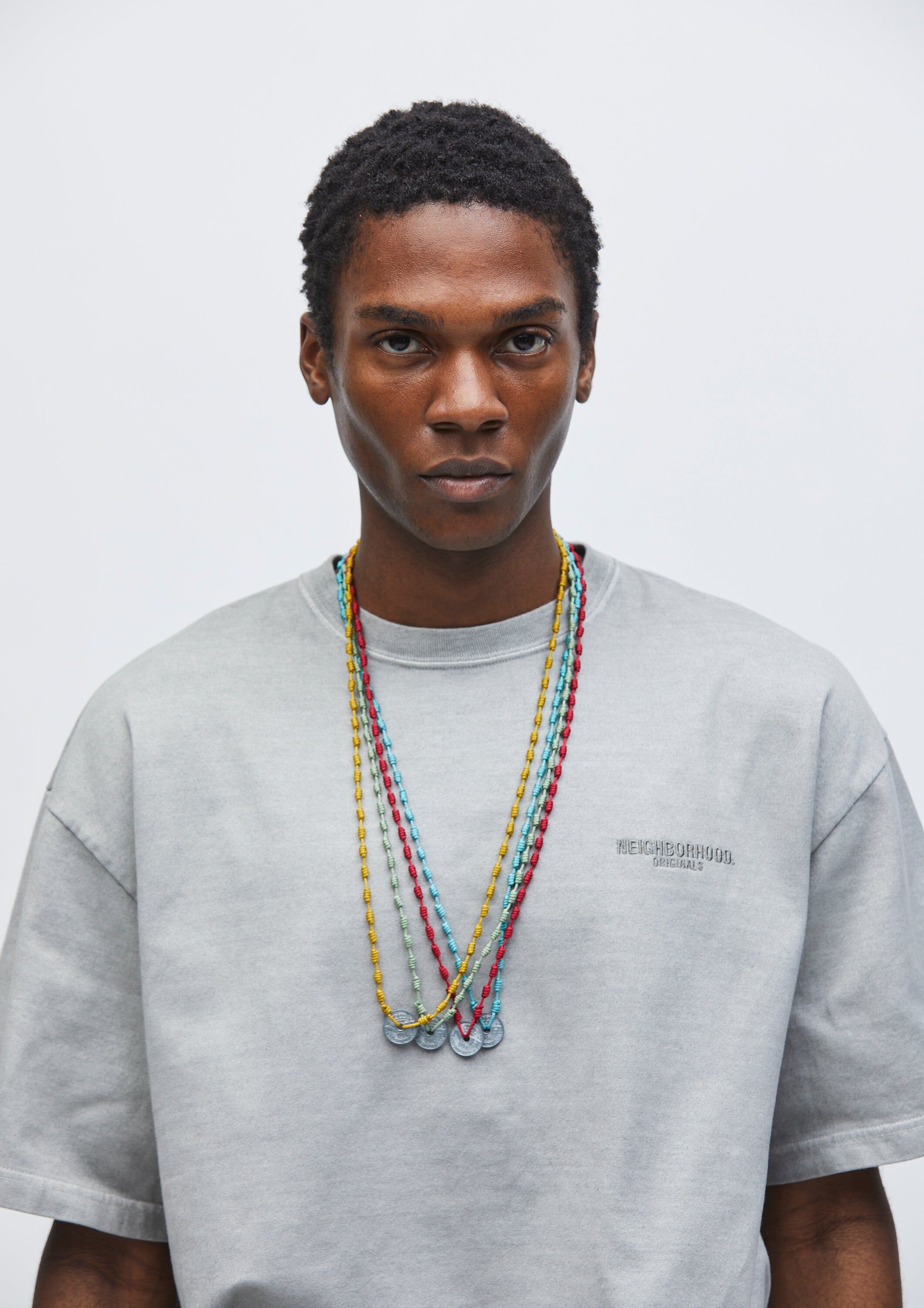 2025SS NEIGHBORHOOD CORD COIN NECKLACE 編織 古錢 硬幣 項鍊 現貨 251MYNH-AC03