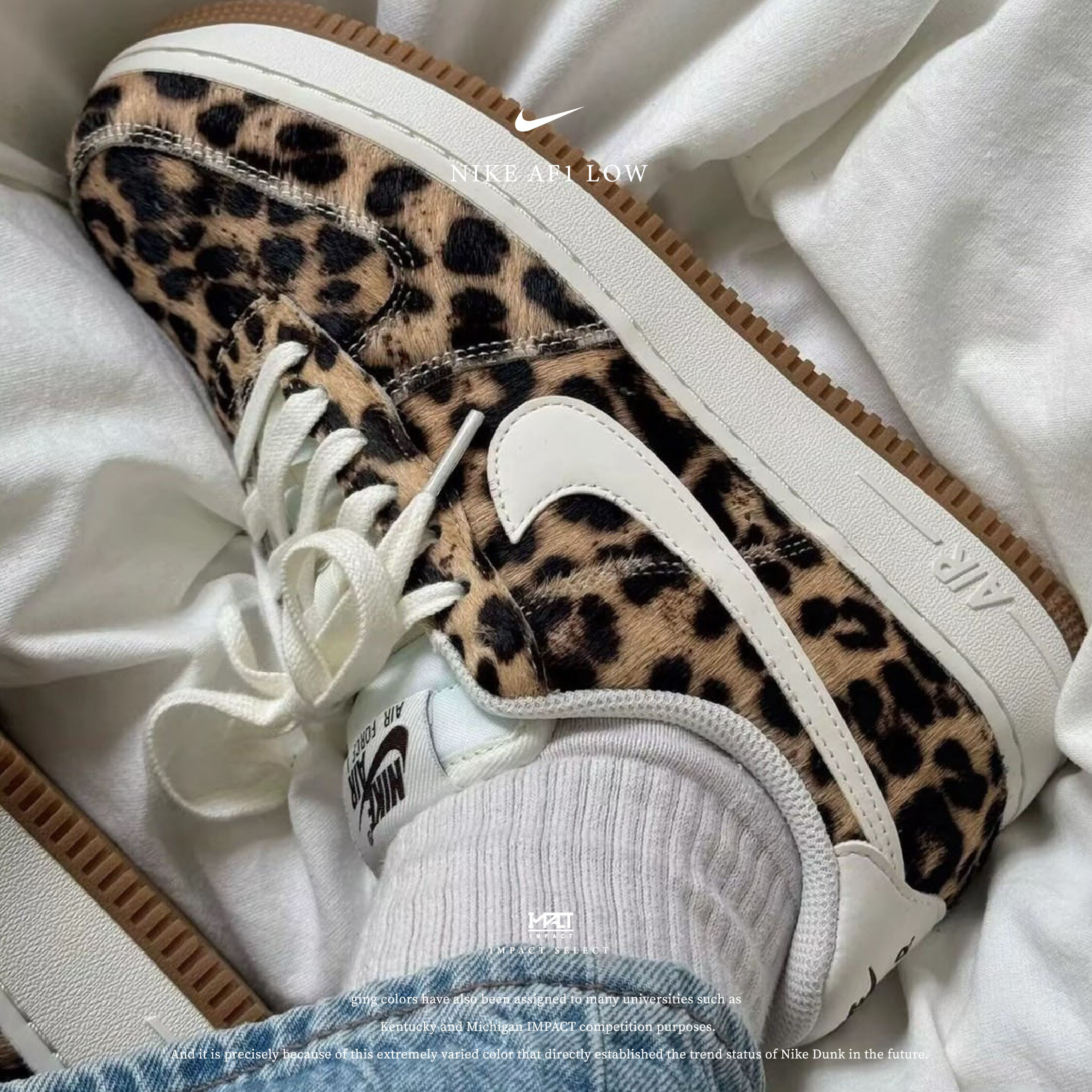Sneaker Leopard Print Nike Schuhe Mit Muster Nike Air Force Low
