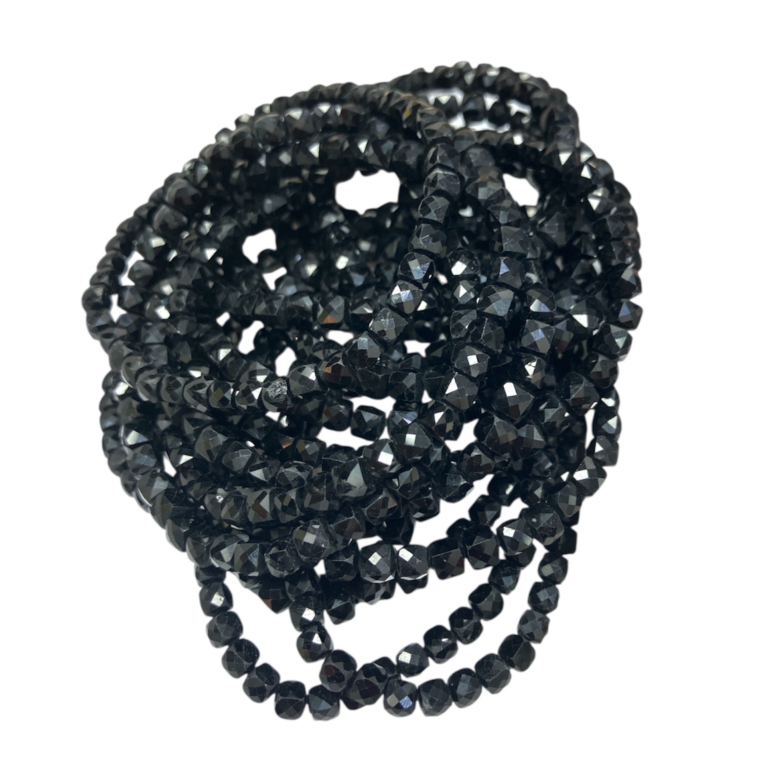 260219 - A94 4mm+黑碧璽鑽切手串