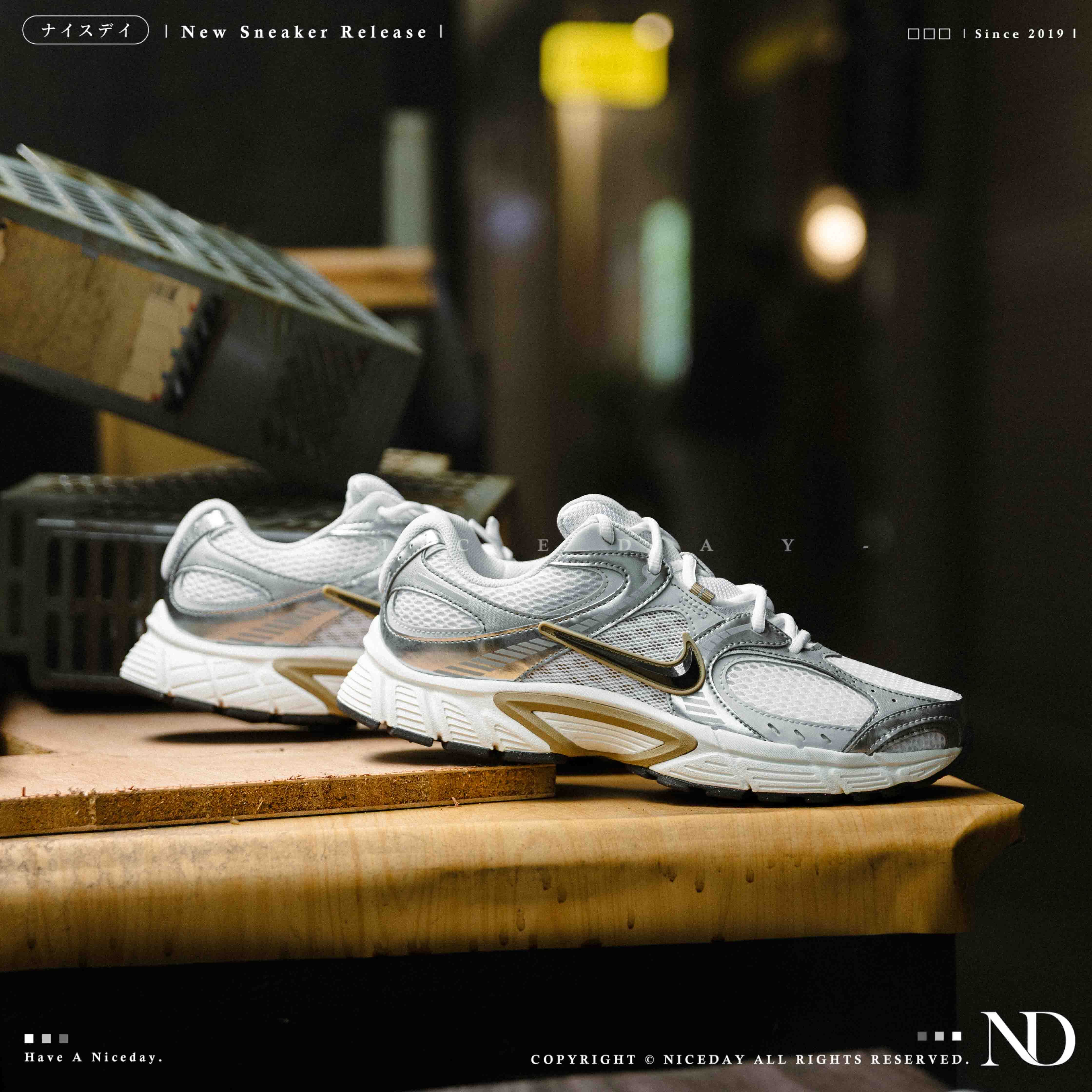 NICEDAY 現貨 Nike V5 RNR 白金 復古 慢跑鞋 男 Y2K HJ5228-102