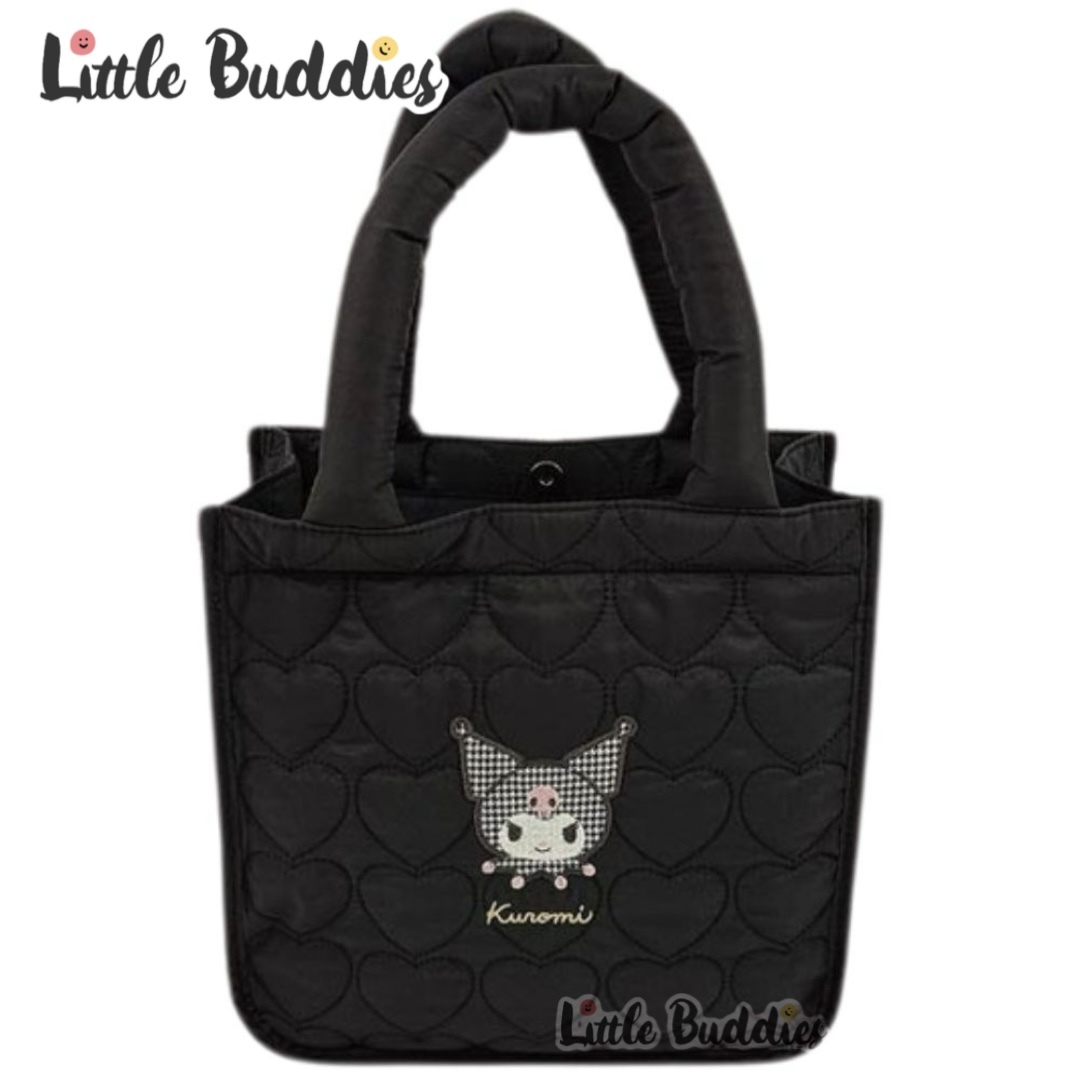 日本 Sanrio 心心車線刺繡 手提袋