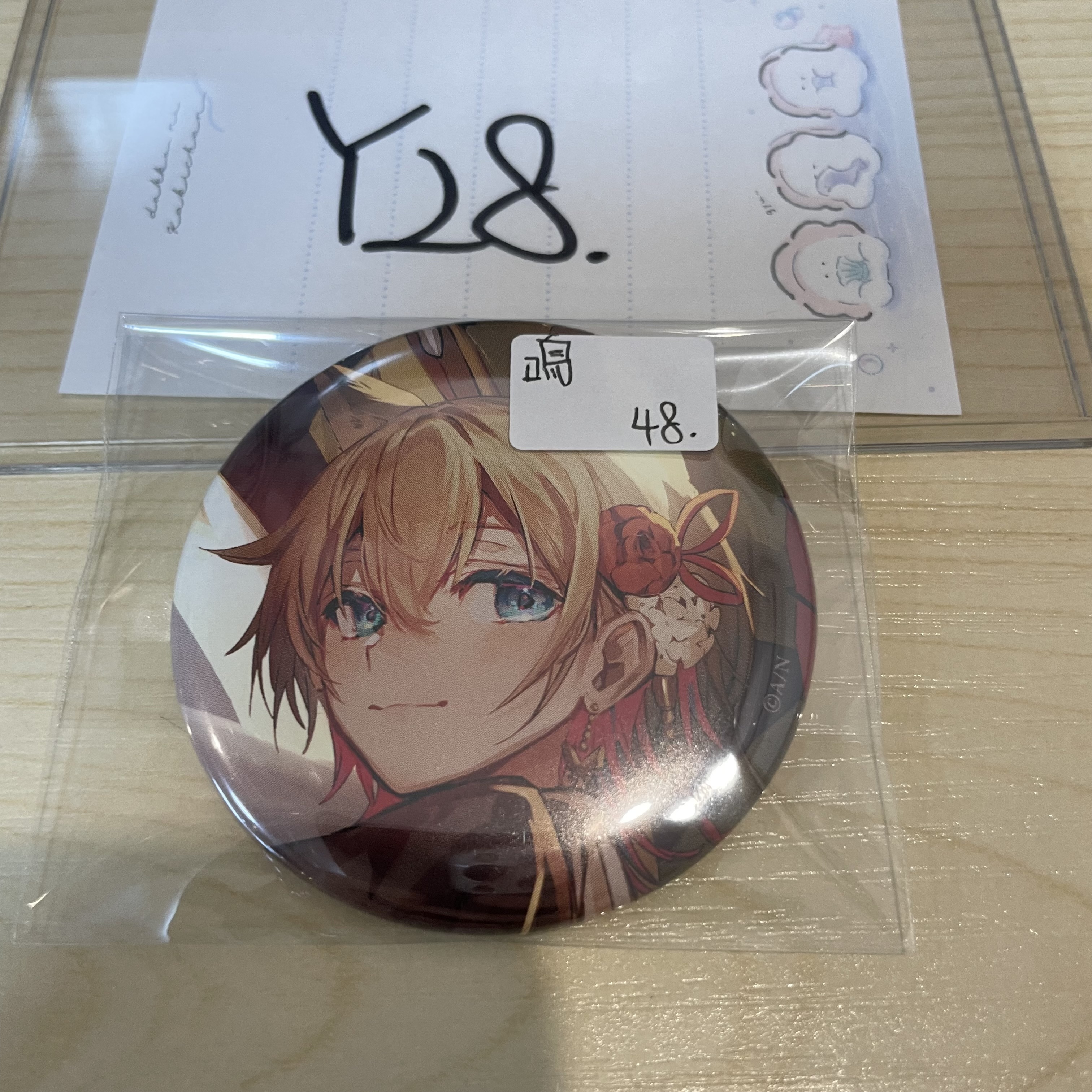 彩虹社 鳴 襟章                                            Y28