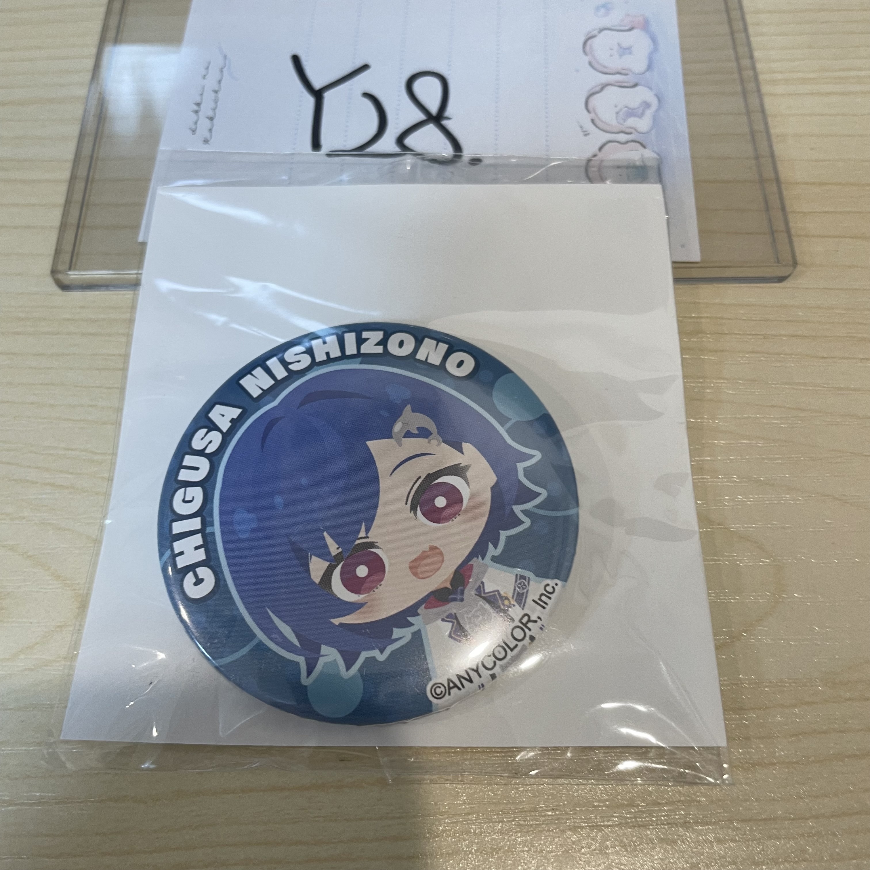 彩虹社 西園 襟章                                            Y28