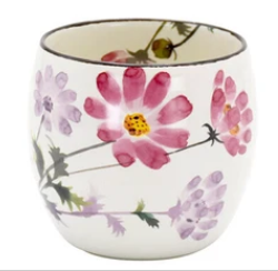 日本美濃燒圓瓦杯(コスモス) (日本製)