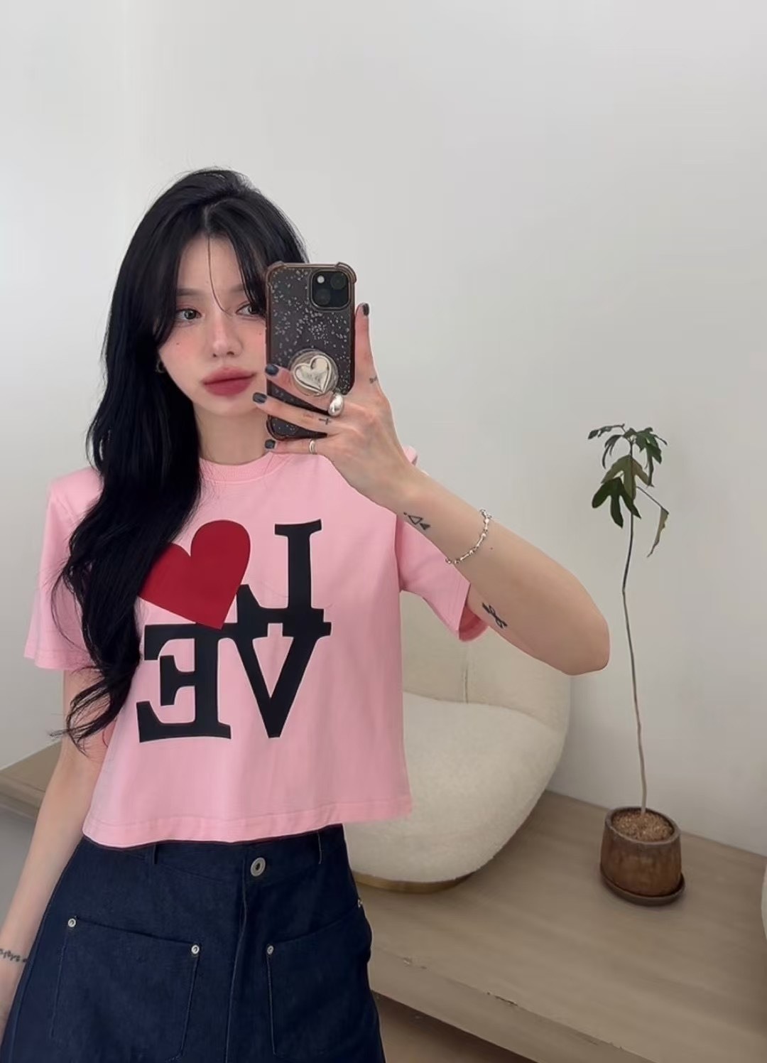 LOVE短版T