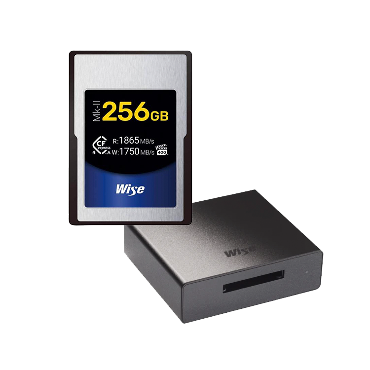 Wise 256GB CFexpress 4.0 Type A Mk-II 記憶卡＋Wise CFexpress 4.0 Type A 讀卡機