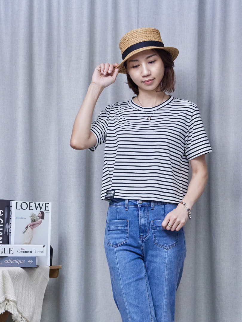 素T也能穿出腰身♡輕鬆搭出休閒感女孩力