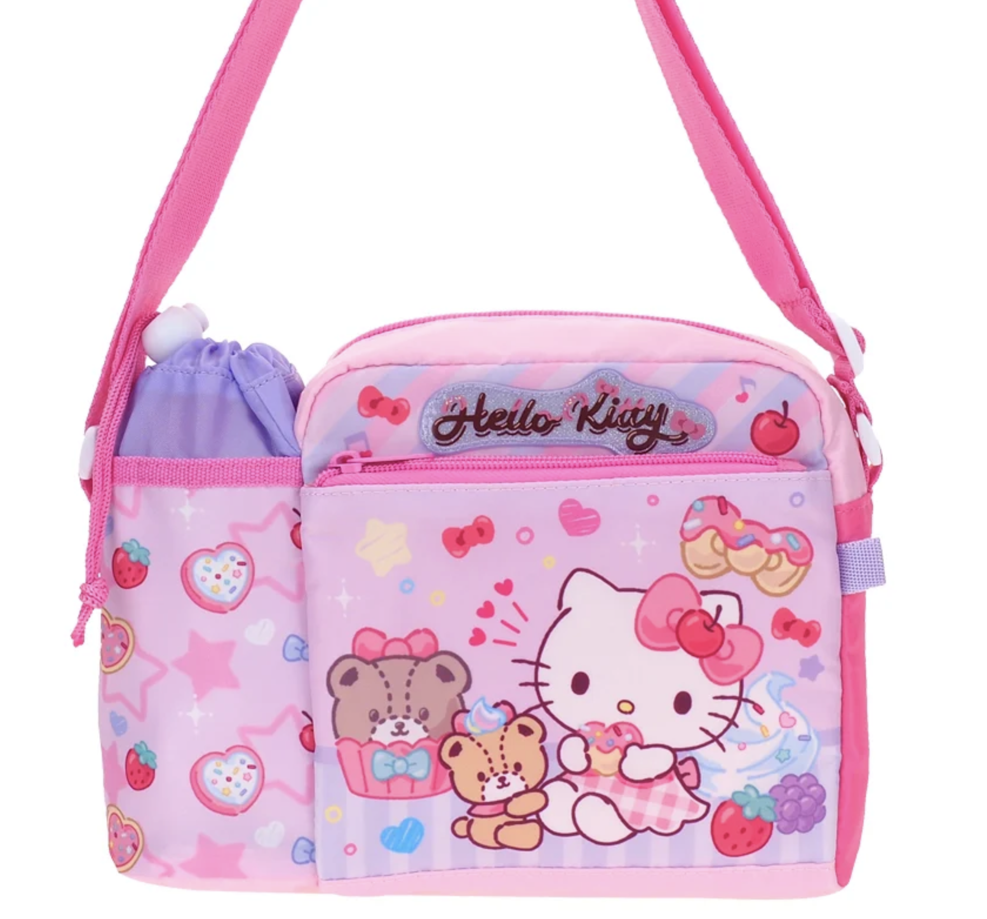 Hello Kitty 小童斜揹袋連水樽格 9-8321-7