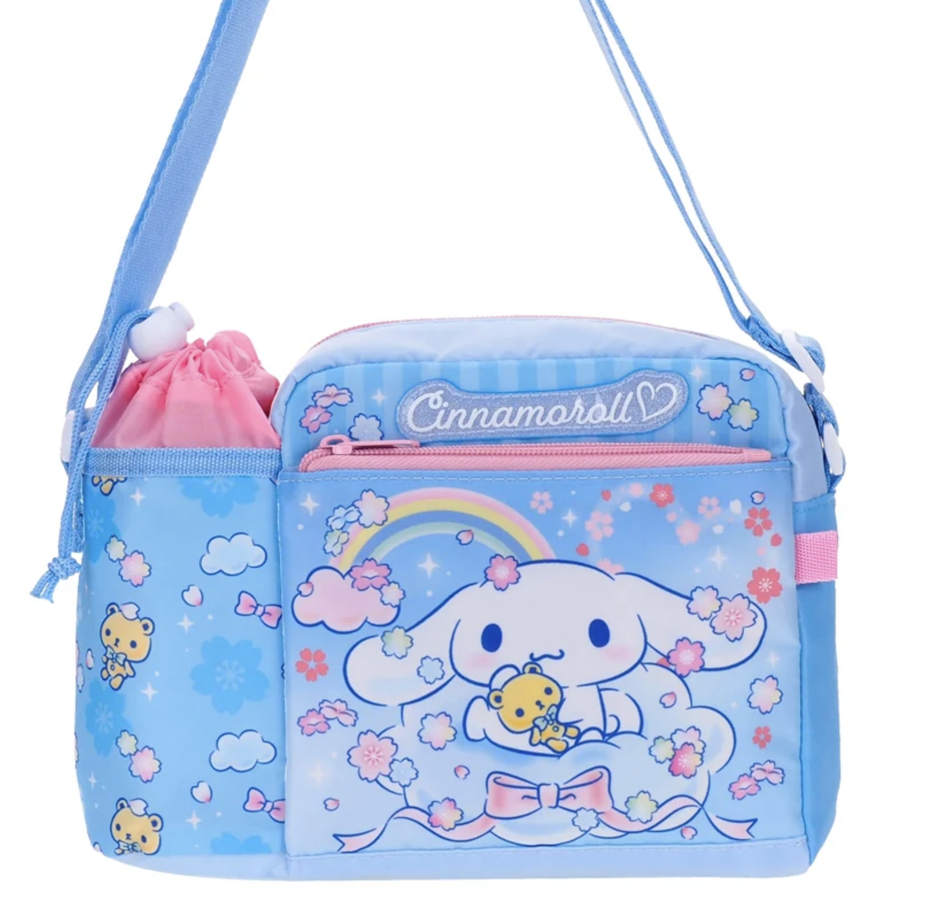 Cinnamoroll 小童斜揹袋連水樽格 9-8321-11