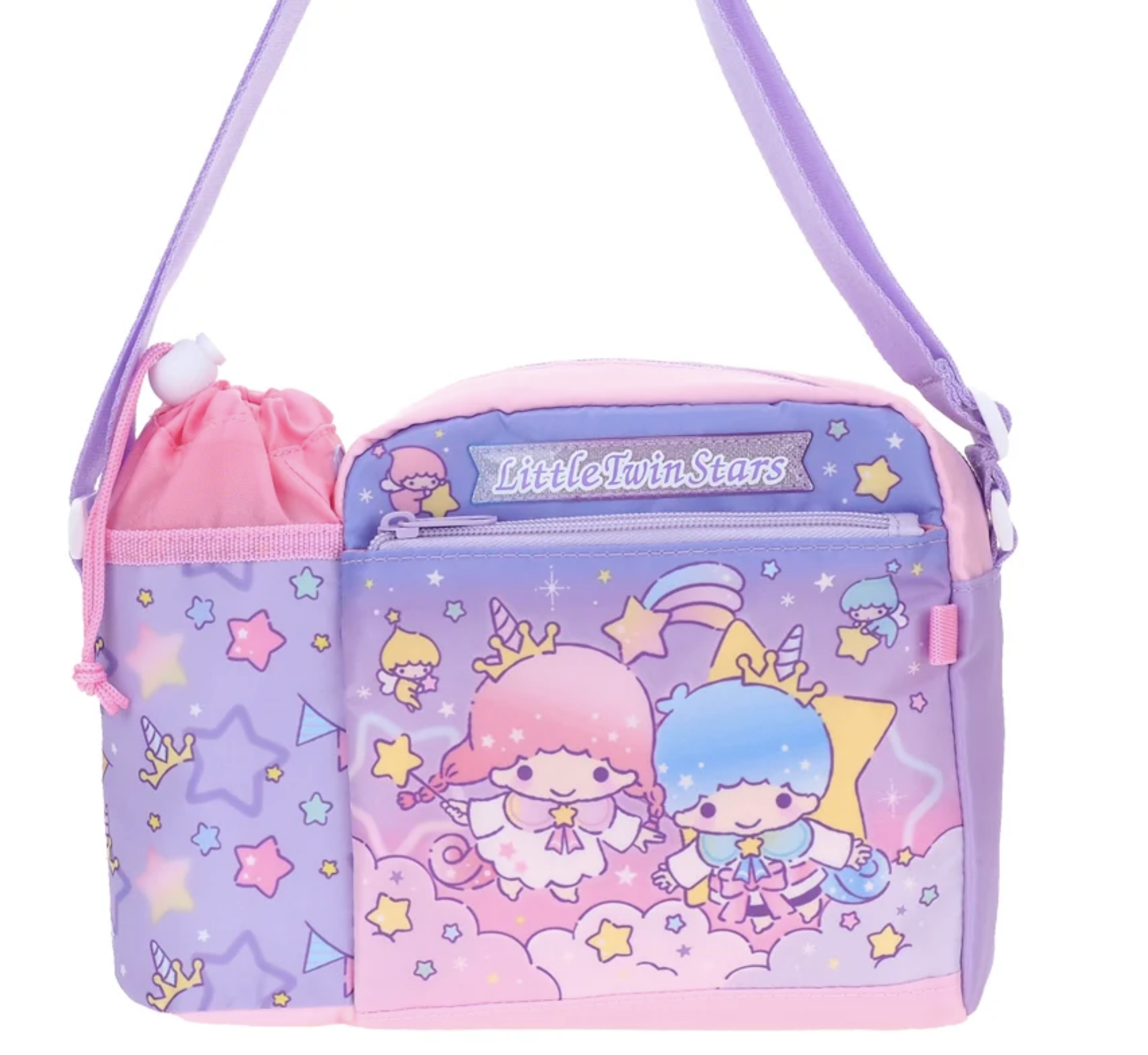 Little Twin Stars 小童斜揹袋連水樽格 9-8321-10
