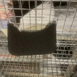 [S] DKNY BLACK/SILVER R44EMI10 JENNA DEMI CROSSBODY, 732465842658 (SD1352)