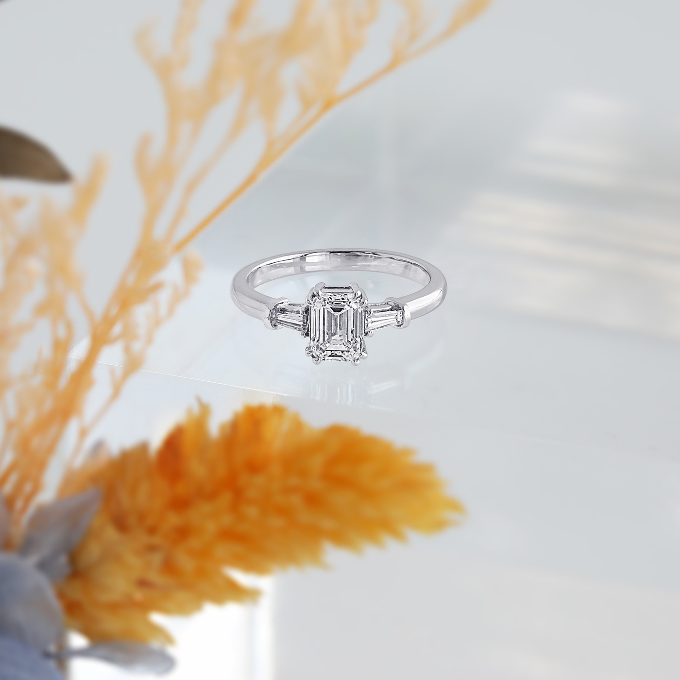 與愛同行 — GIA1克拉鑽石戒指