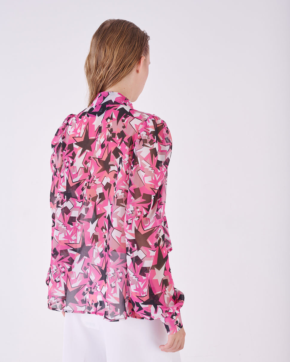 【Silvian Heach】甜美星星長袖襯衫