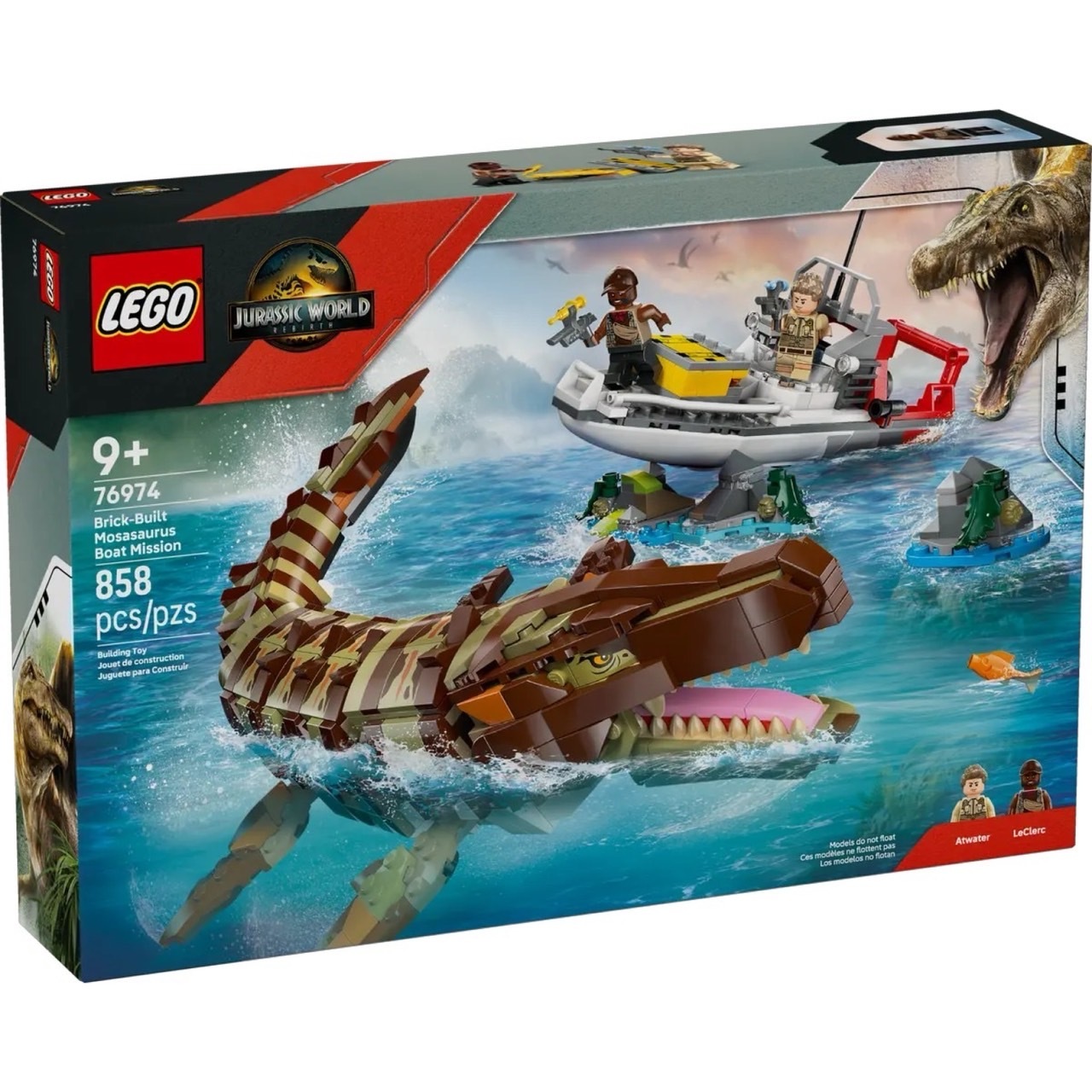 LEGO 76974 積木滄龍船隻任務LEGO® Jurassic World系列