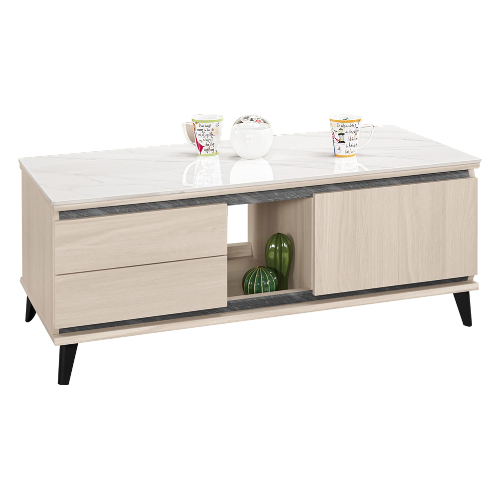 珊卓4尺岩板大茶几