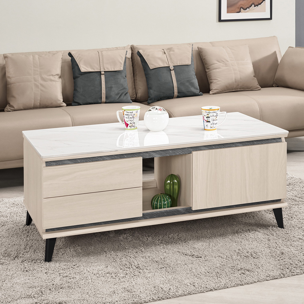 珊卓4尺岩板大茶几