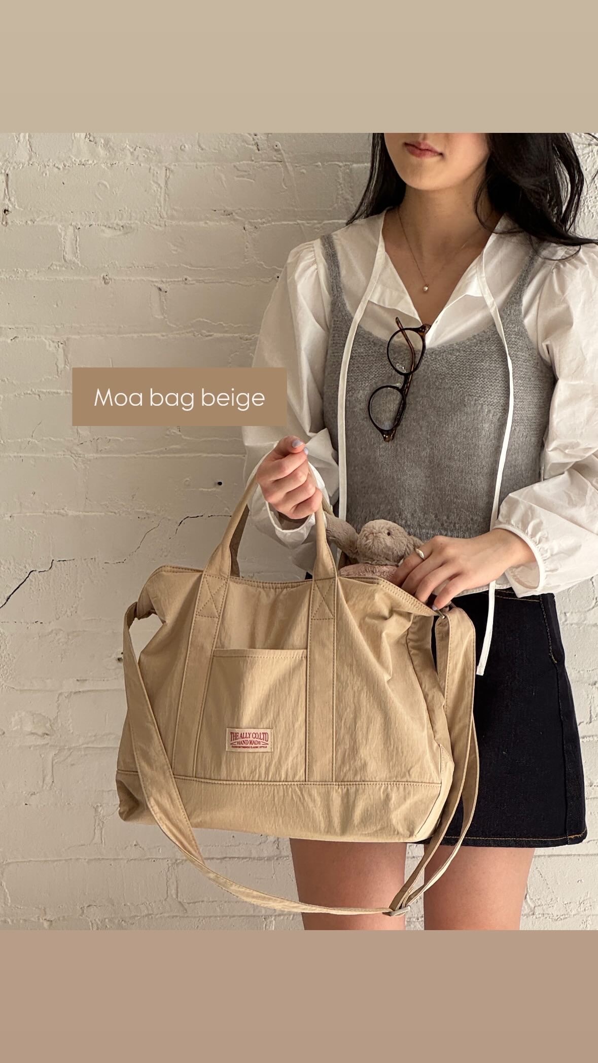 ★THE ALLY☆MOA BAG The Ally | Moa Bag 모아백 | Multifunctional zipper travel