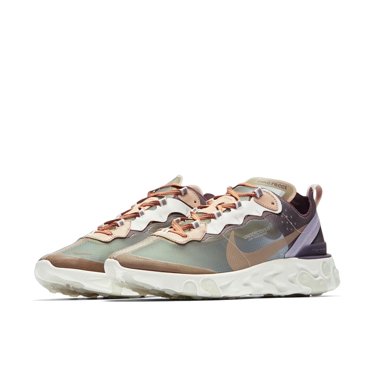 Undercover x Nike React Element 87 淺綠色 半透明 BQ2718-300