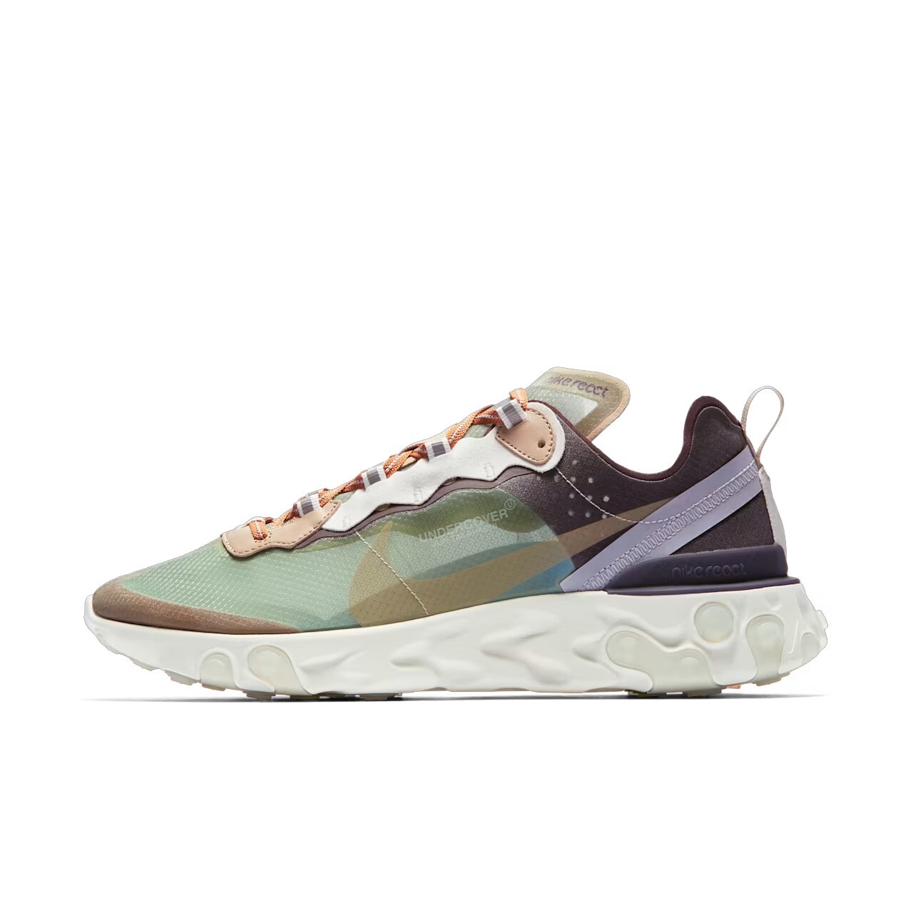 Undercover x Nike React Element 87 淺綠色 半透明 BQ2718-300