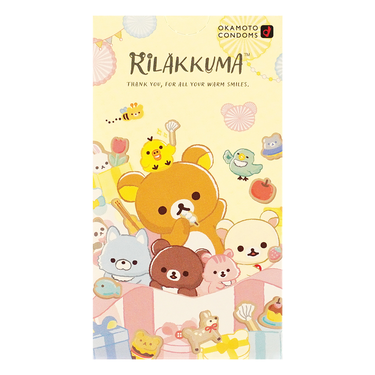 Okamoto Rilakkuma Plenty of Jell 10's Pack Latex Condom