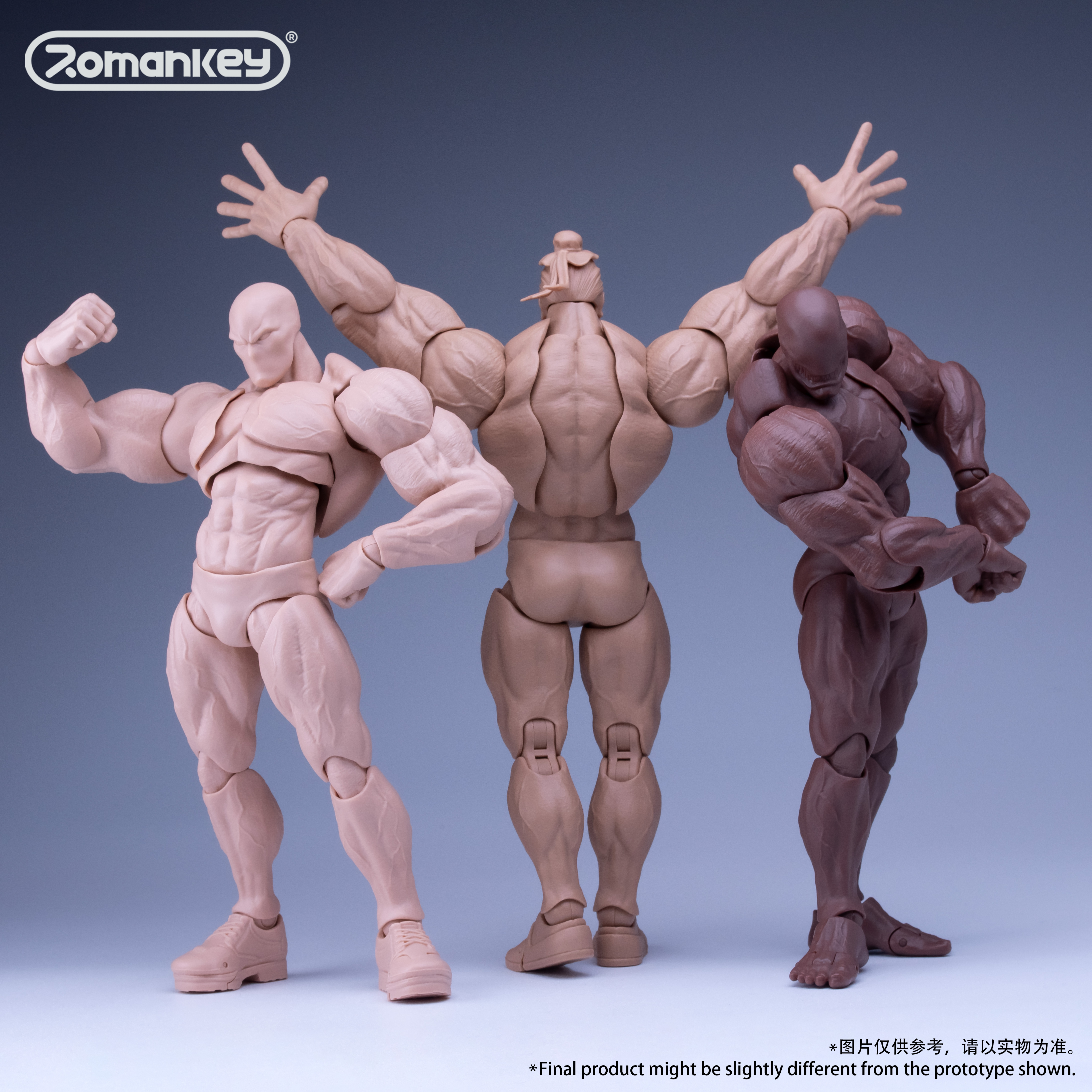 Romankey 1/12 男性 デッカ物 BIG GUY 上海WF限定ブラック Romankey 1/12 男性 デッカ物 BIG GUY 上海WF限定ブラック フィギュア