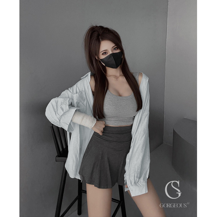 G2073 現貨「久等了！飄啵啵襯衫外套」