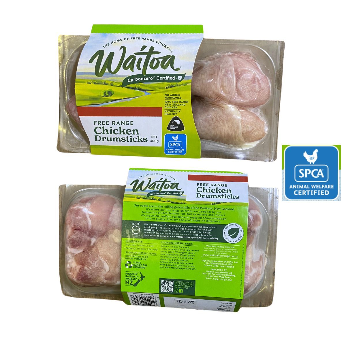 New Zealand Waitoa Chicken Drumstick (/pack)