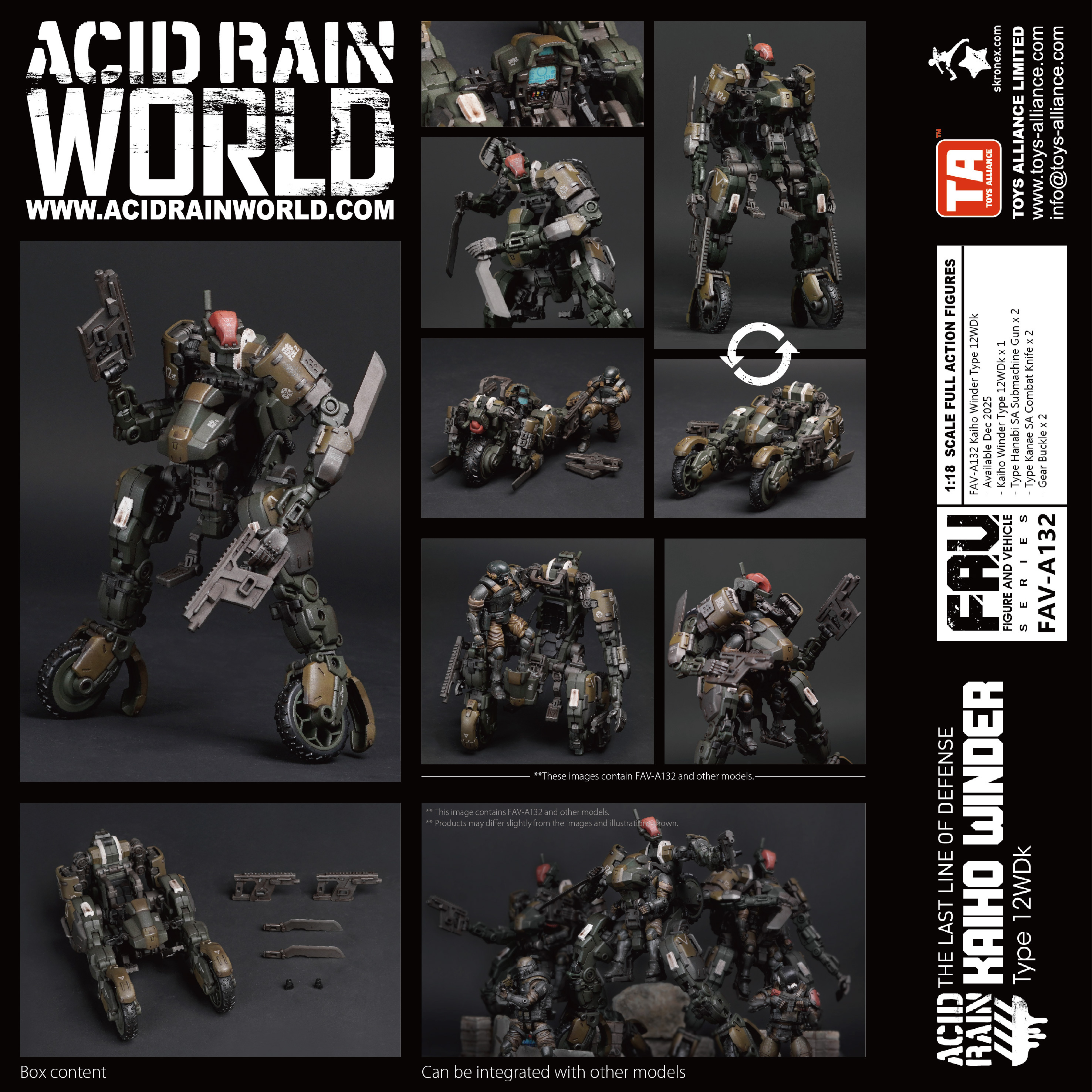 [訂金]ACID RAIN WORLD : 1/18  FAV-A132 海堡溫德12式WDk  Kaiho Winder Type 12WDk