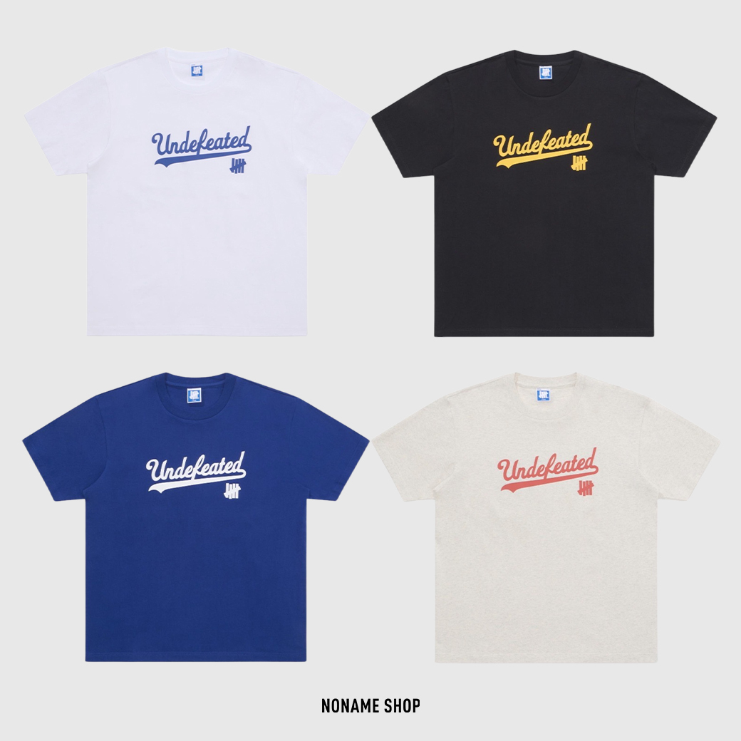 UNDEFEATED SS25 棒球 字母LOGO 美式 復古 短袖 四色 (男款)