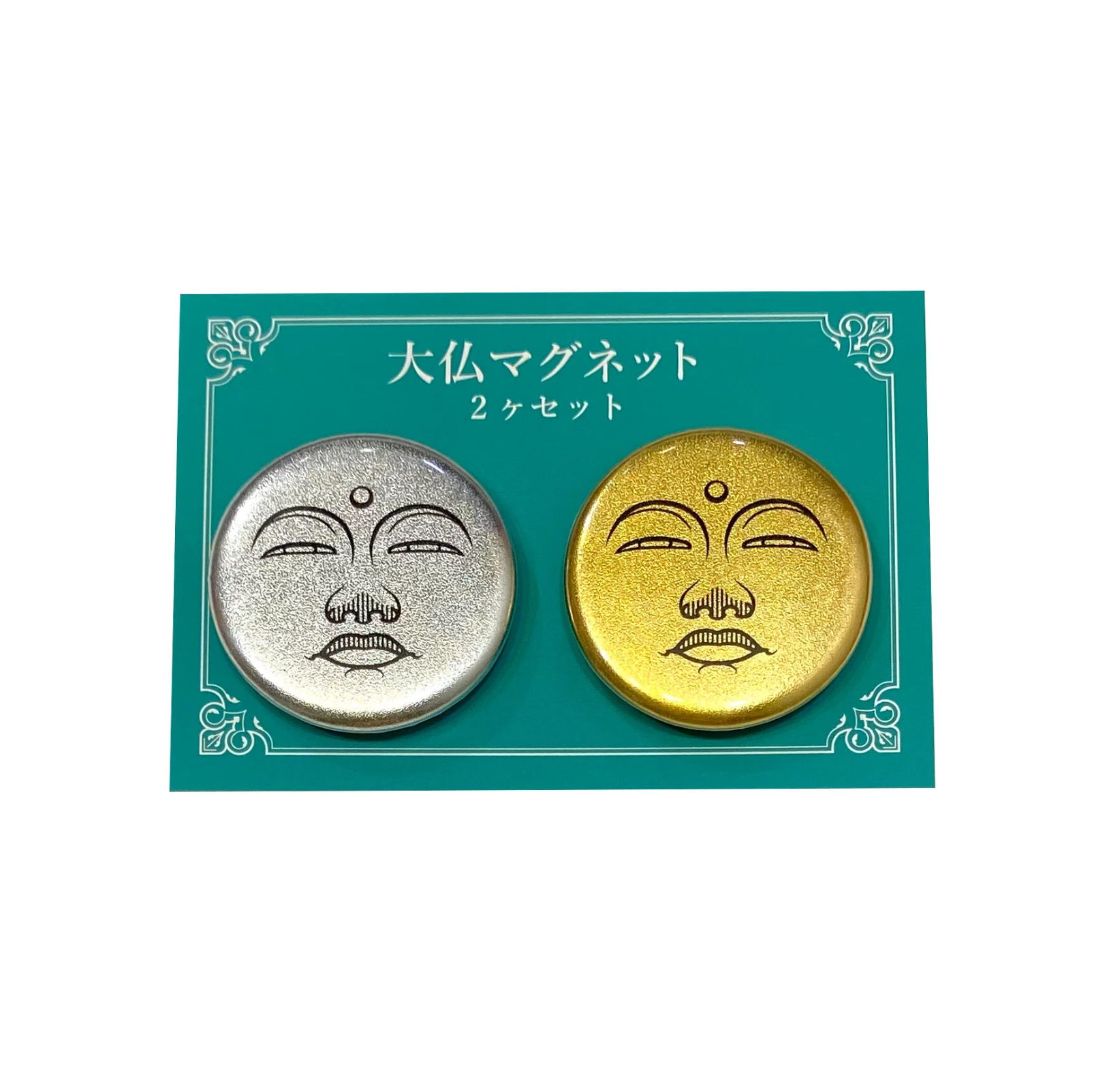 『coto mono』大仏マグネット　２ヶセット（大佛磁鐵二入）