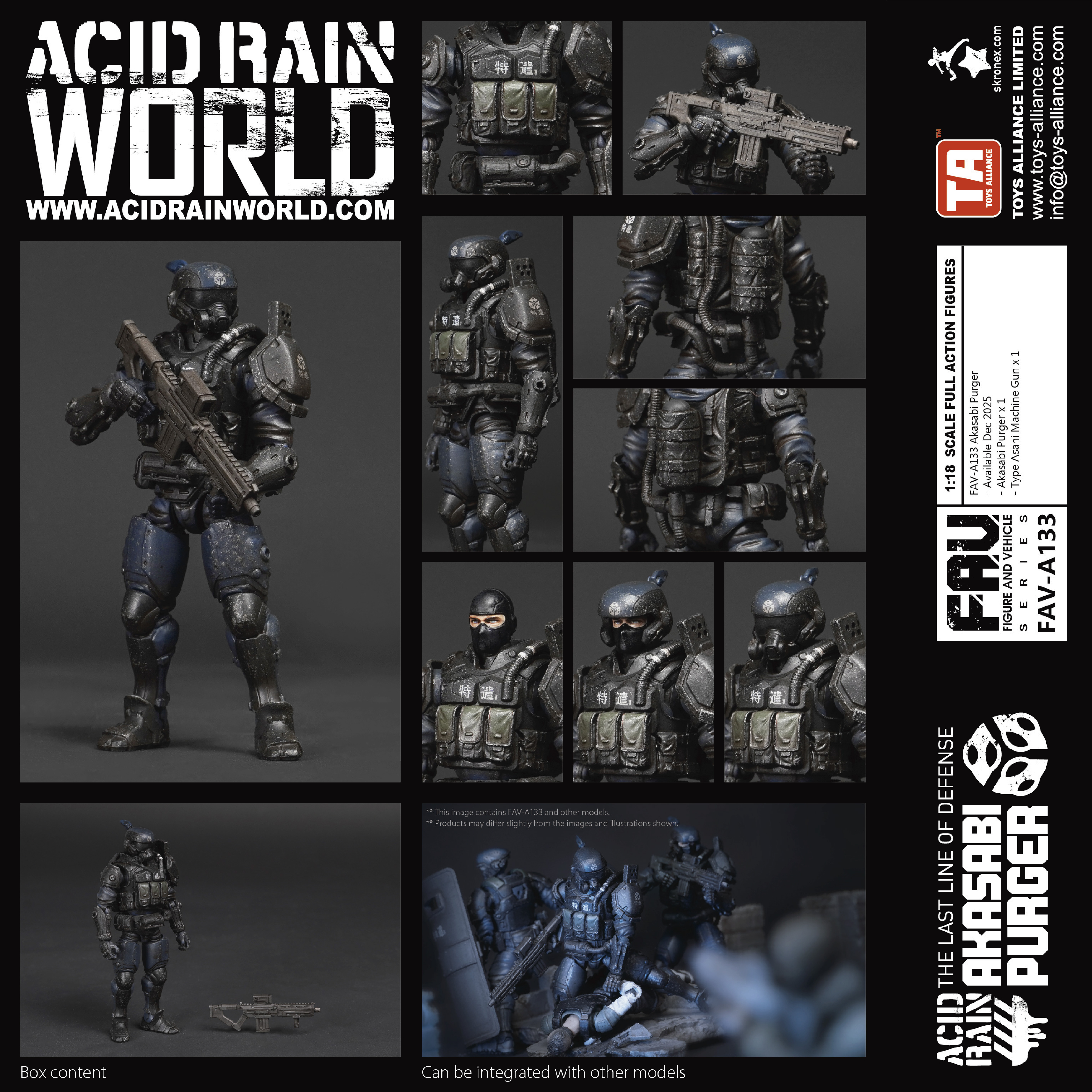 [訂金]ACID RAIN WORLD : 1/18  FAV-A133 赤錆淨化者 Akasabi Purger