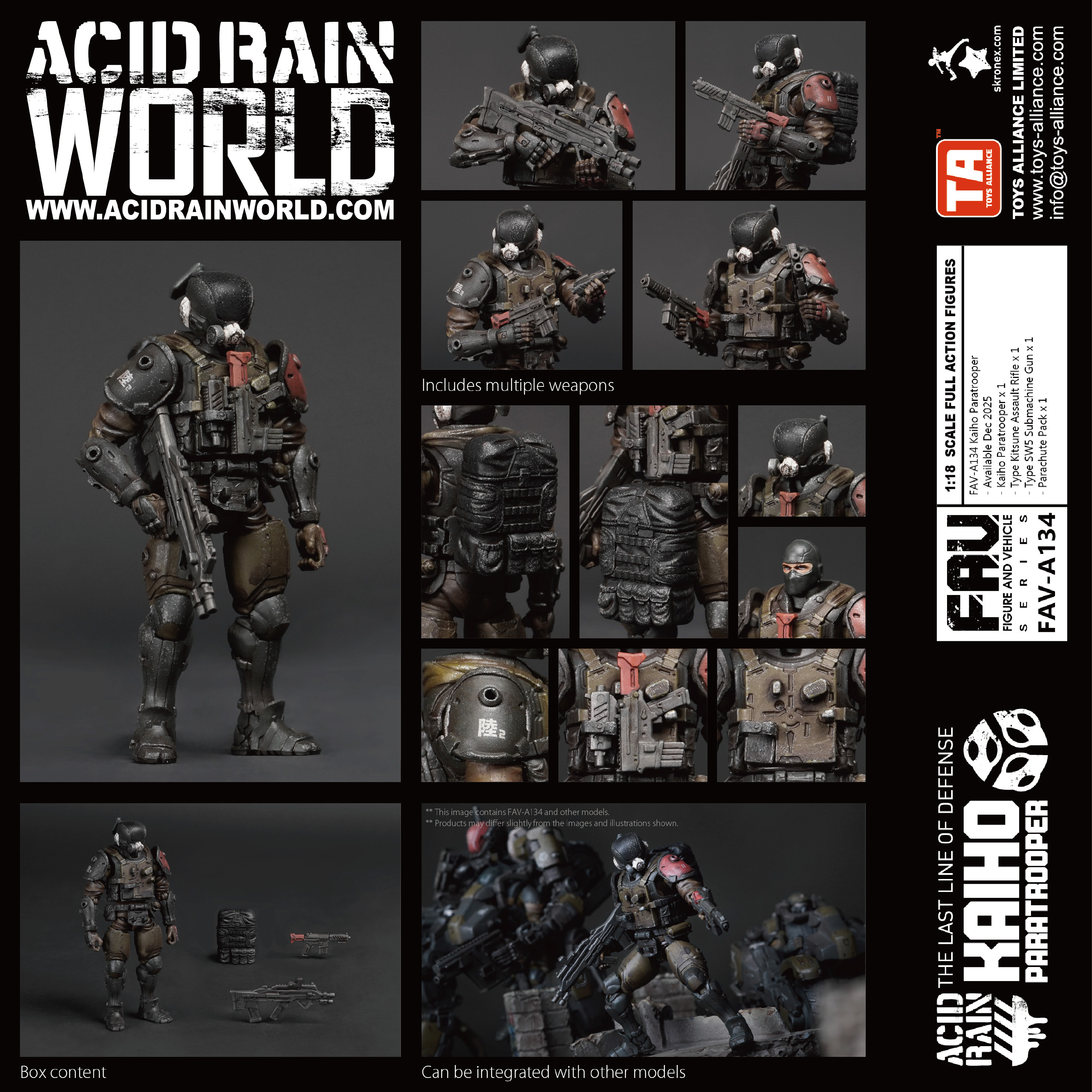 [訂金]ACID RAIN WORLD : 1/18 FAV-A134 海堡傘兵 Kaiho Paratrooper