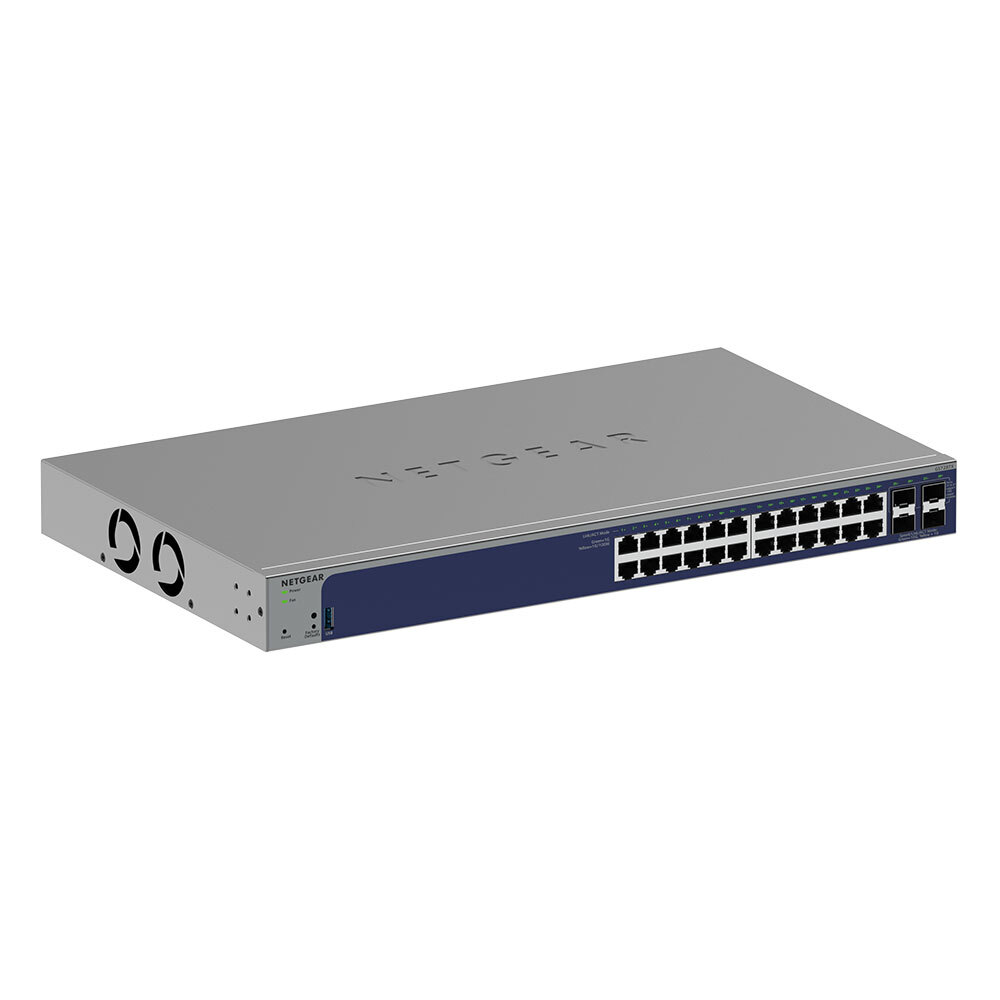 NETGEAR GS728TXv3 24埠 Giga+4埠10G光纖 智能網管交換器
