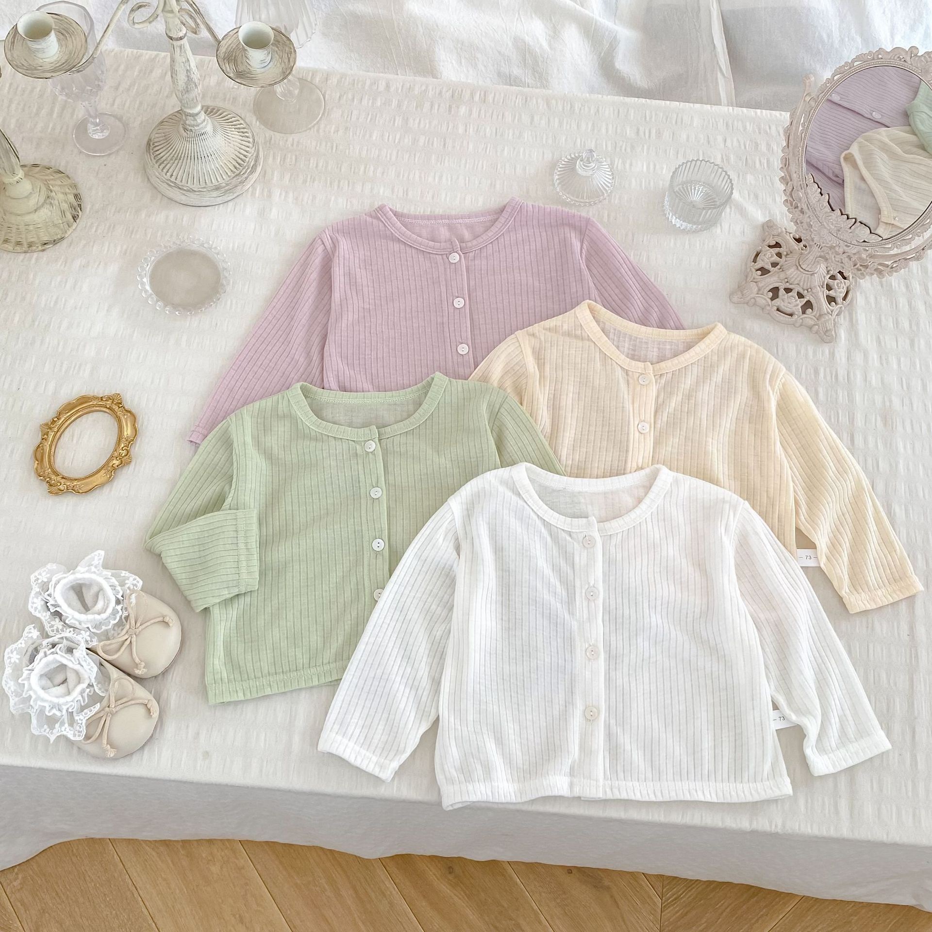 現貨90紫色｜純色圓領空調防曬外套  𖧧 ˒˒