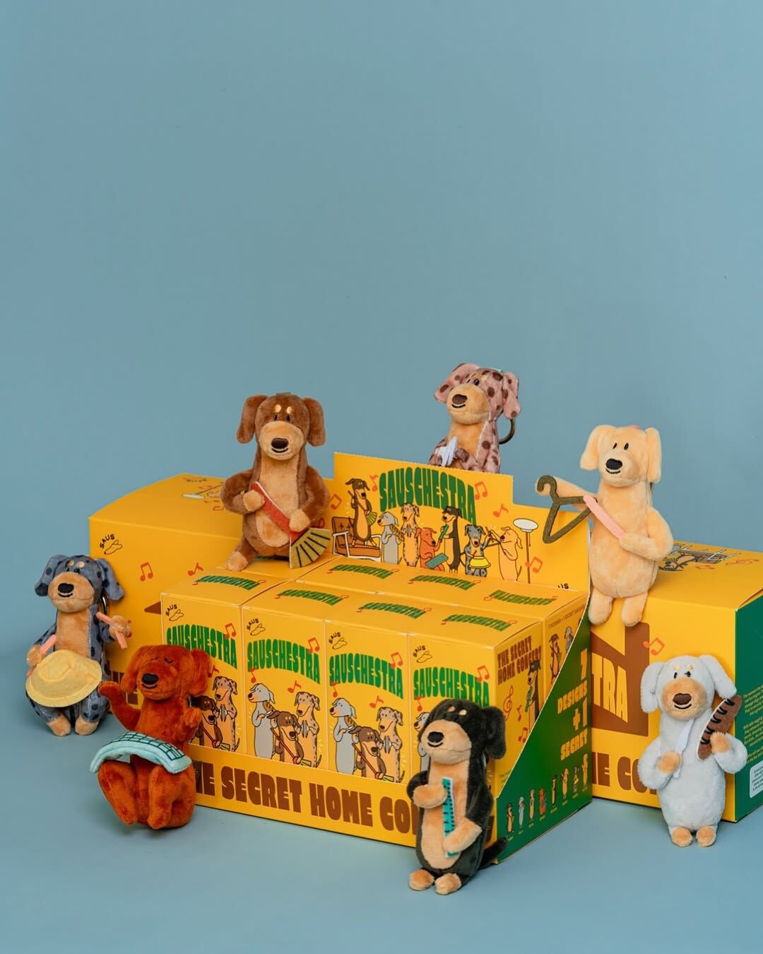 <終於到貨> 泰國 Sauschesta 臘腸狗樂器吊飾 盲盒🐕
