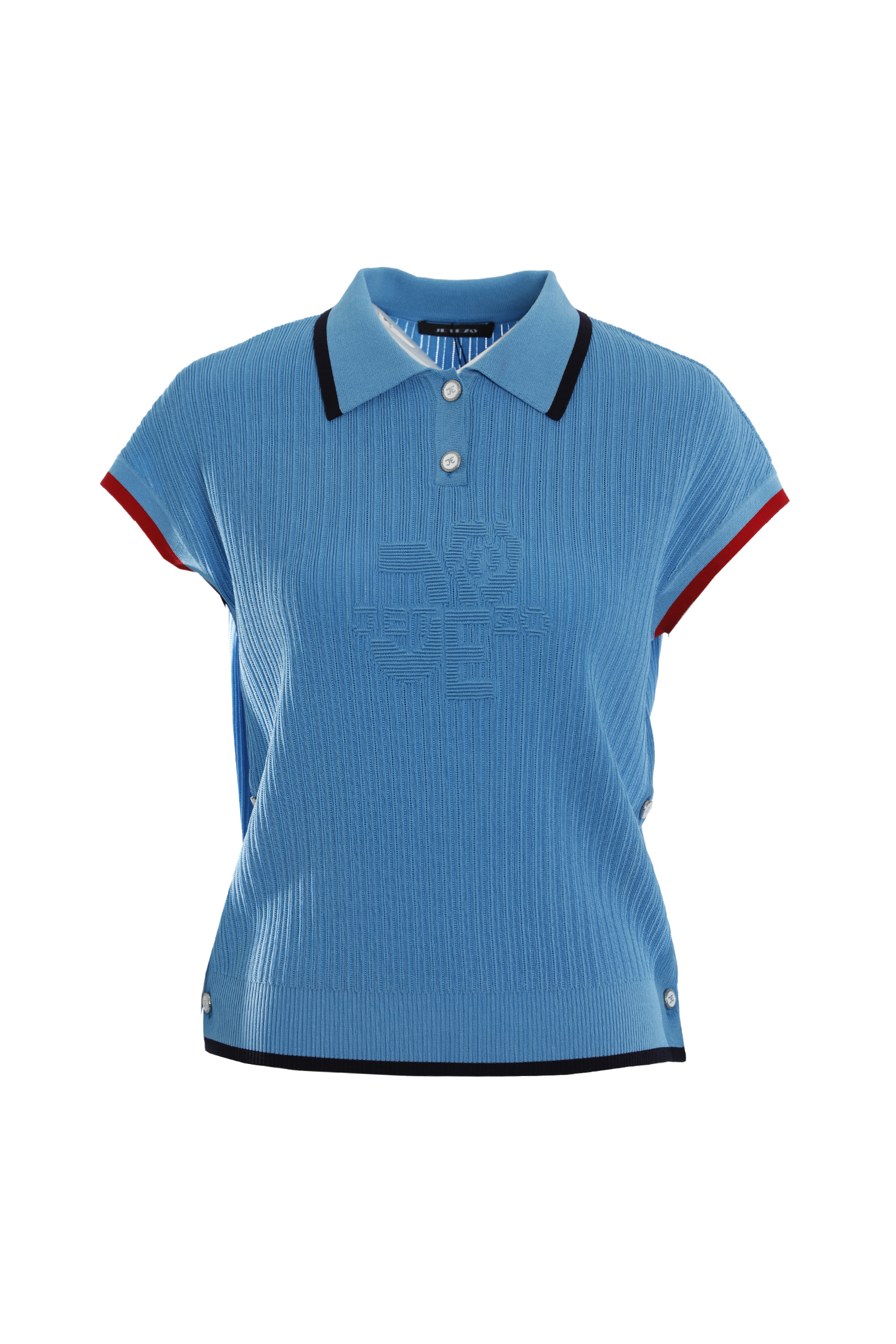 BE10265A1 海藍包袖嵌條POLO衫 (2色)