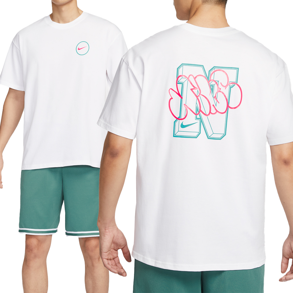 Nike AS M NK Tee M90 NAOS 1 男款 白色 印花 休閒 短袖 HJ3407-100