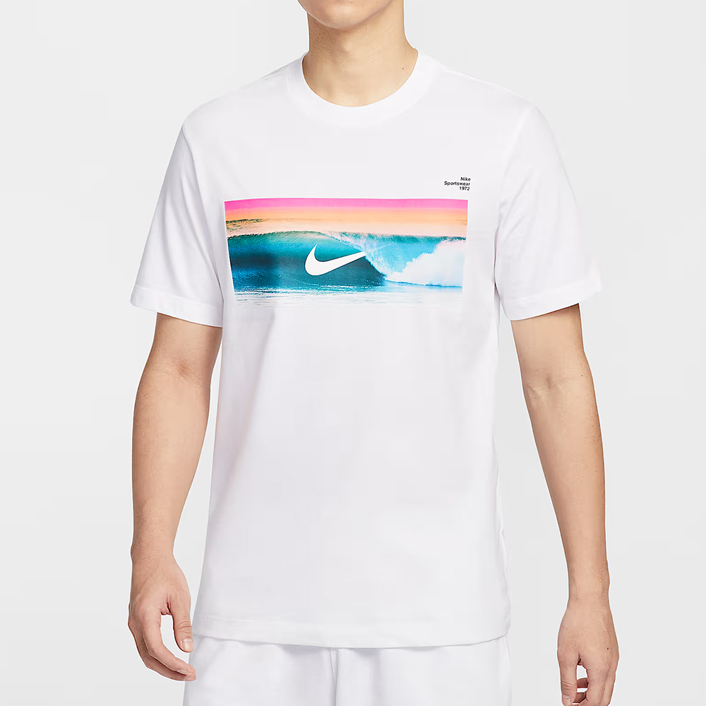 Nike AS U NSW Tee OC Photo 2 男款 白色 圓領 純棉 舒適 休閒 短袖 HJ0761-100