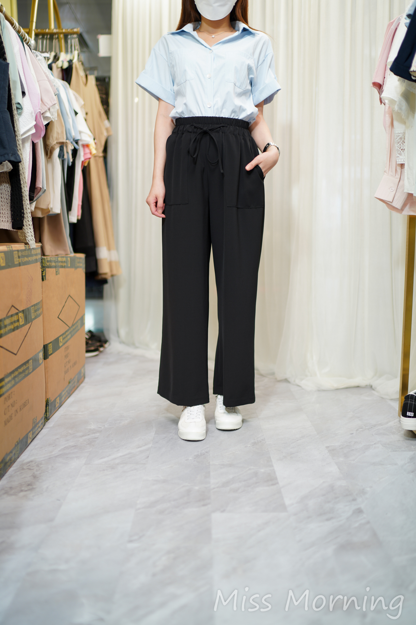 免燙涼快風衣上衣/外套兩穿(14613)&顯瘦太好襯返工/去街兩穿免燙褲(33961)