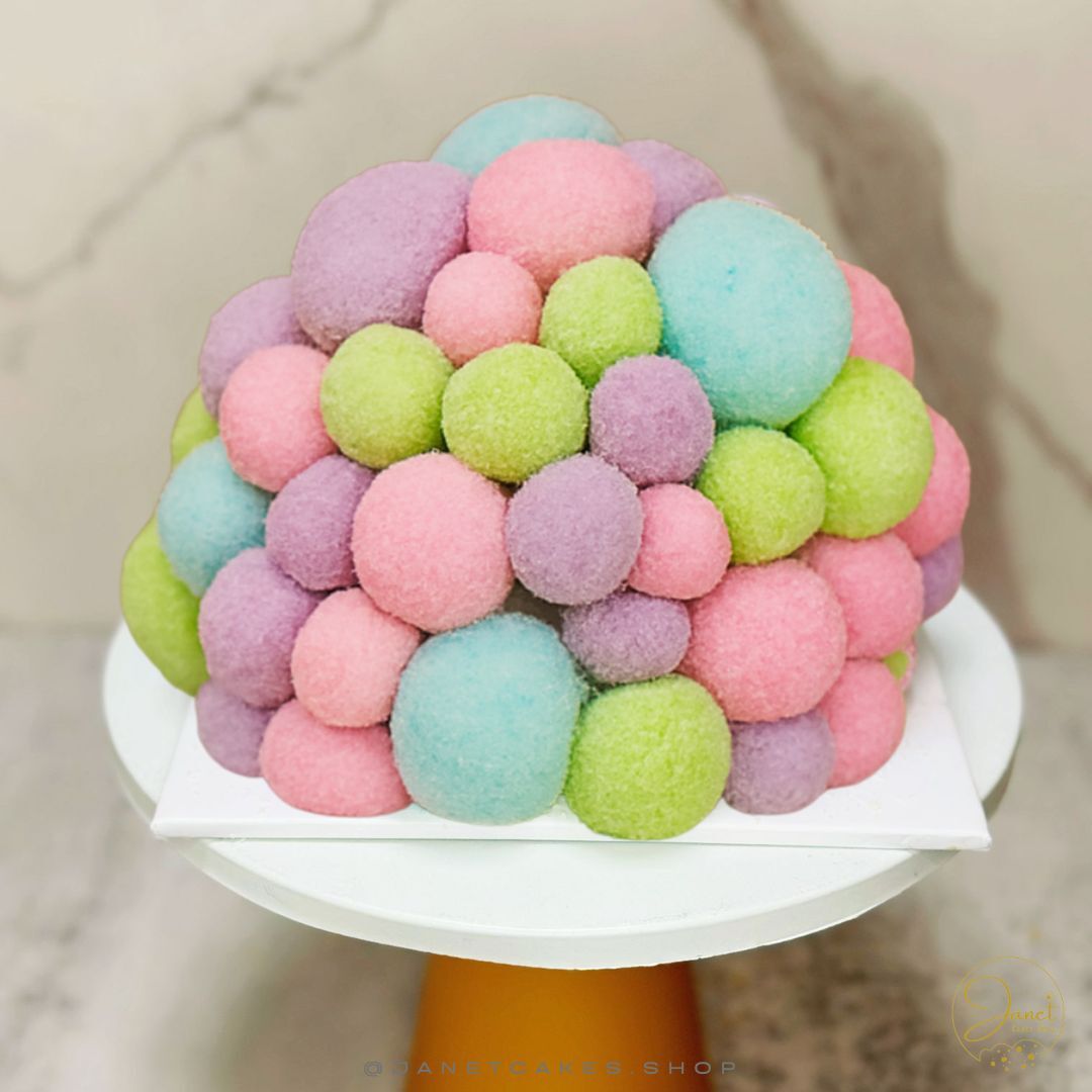 繽紛雲朵泡泡樂園蛋糕(6吋)