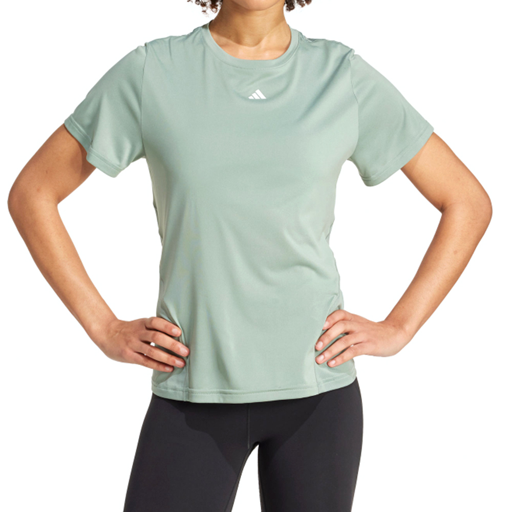 Adidas WTR D4T T 女款 綠色 吸濕 排汗 訓練 慢跑 運動 休閒 短袖 JC9821