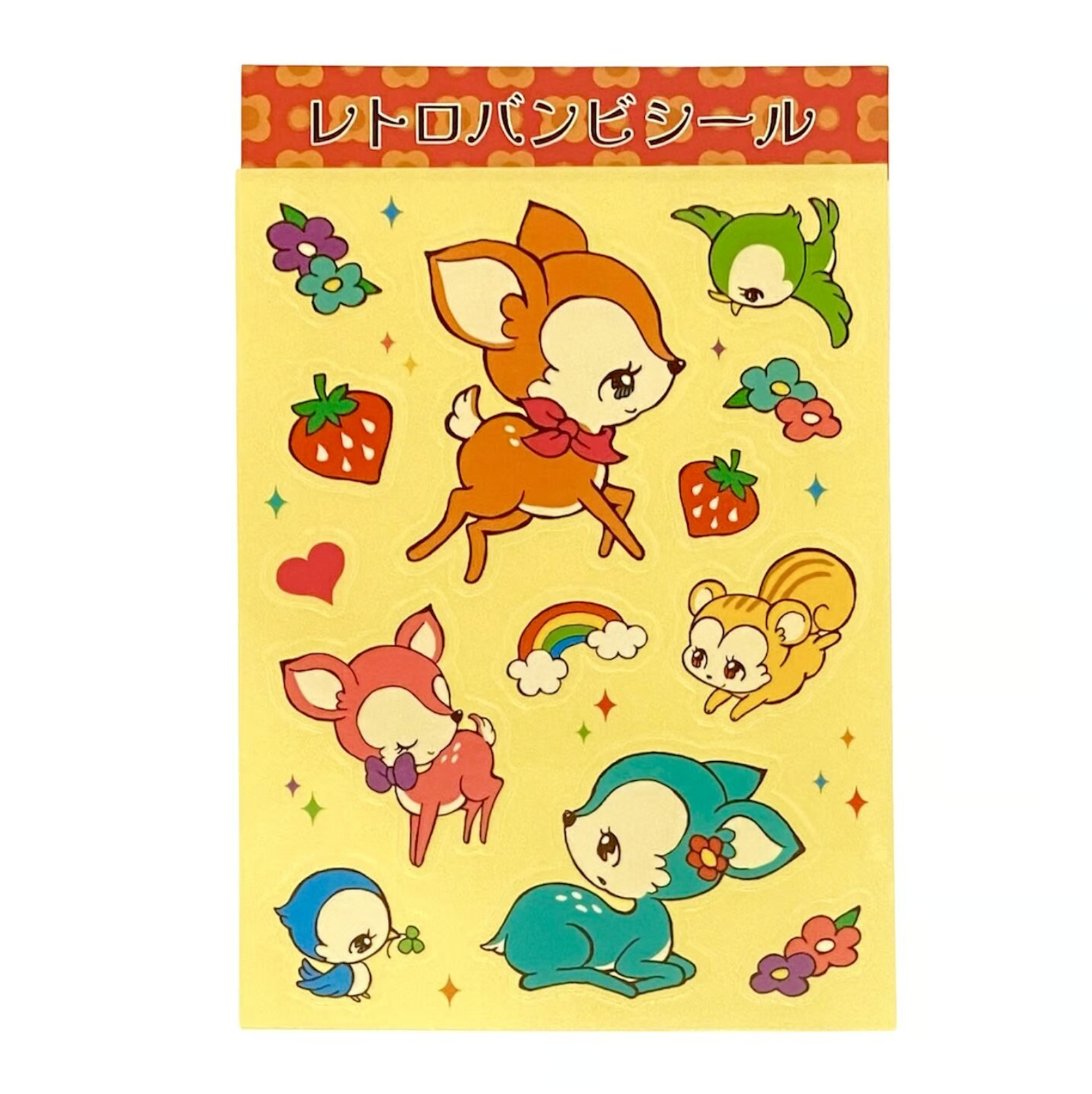 『coto mono』レトロバンビシール（鹿貼紙）