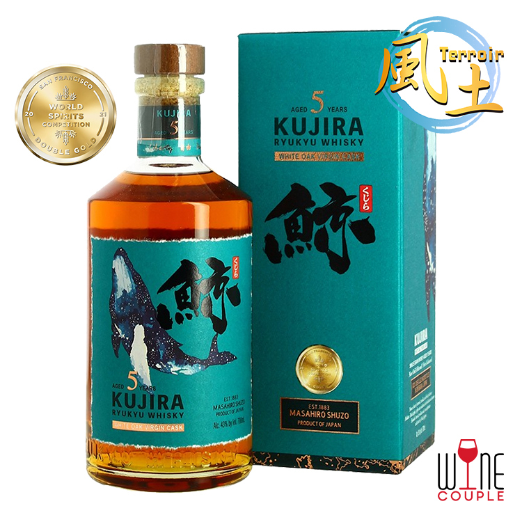KUJIRA Ryukyu Whisky 5 Years White Oak Virgin Cask丨WC
