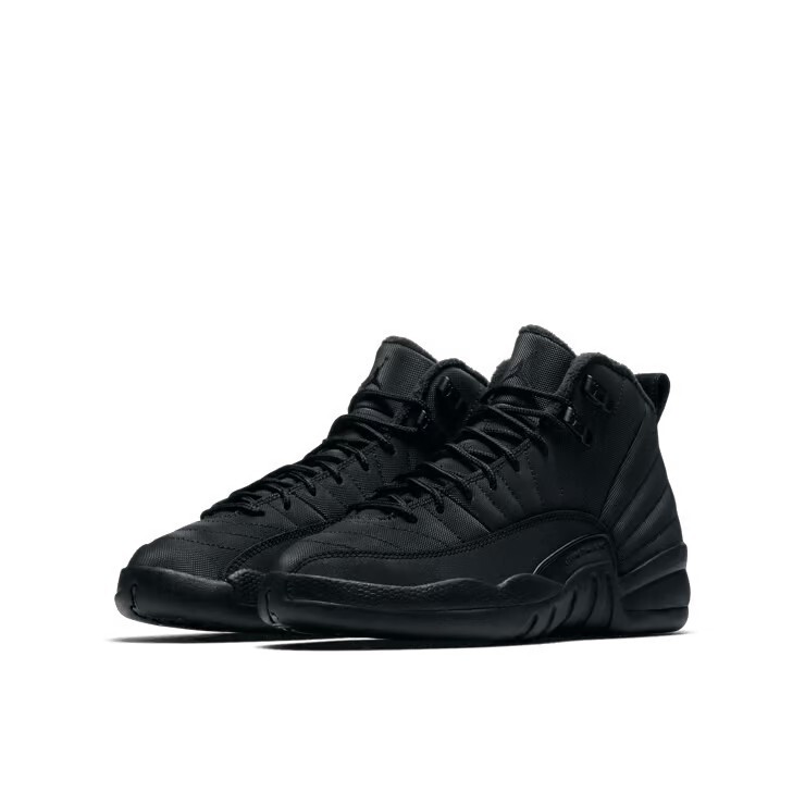 Nike Air Jordan 12 Retro Winter Triple Black PS 黑色 BQ6850-001