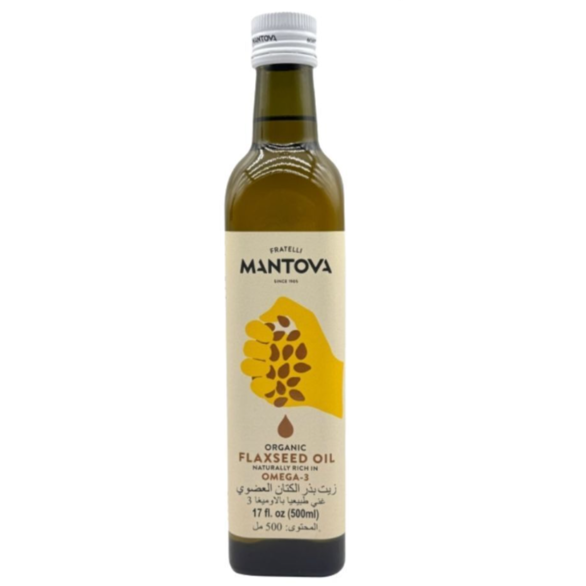 Fratelli Mantova - 有機100%冷壓亞麻籽油 500ml