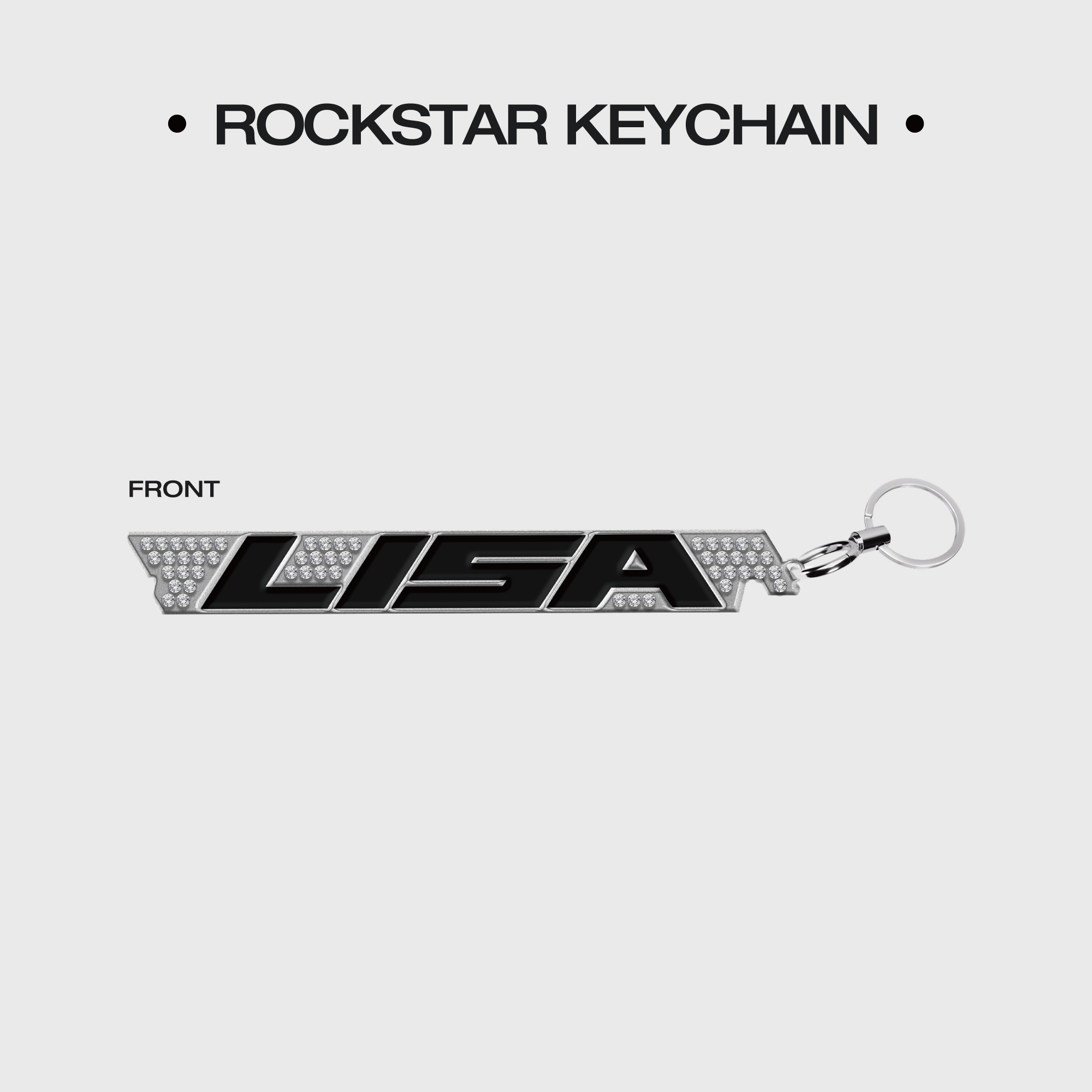 LISA ROCKSTAR KEYCHAIN