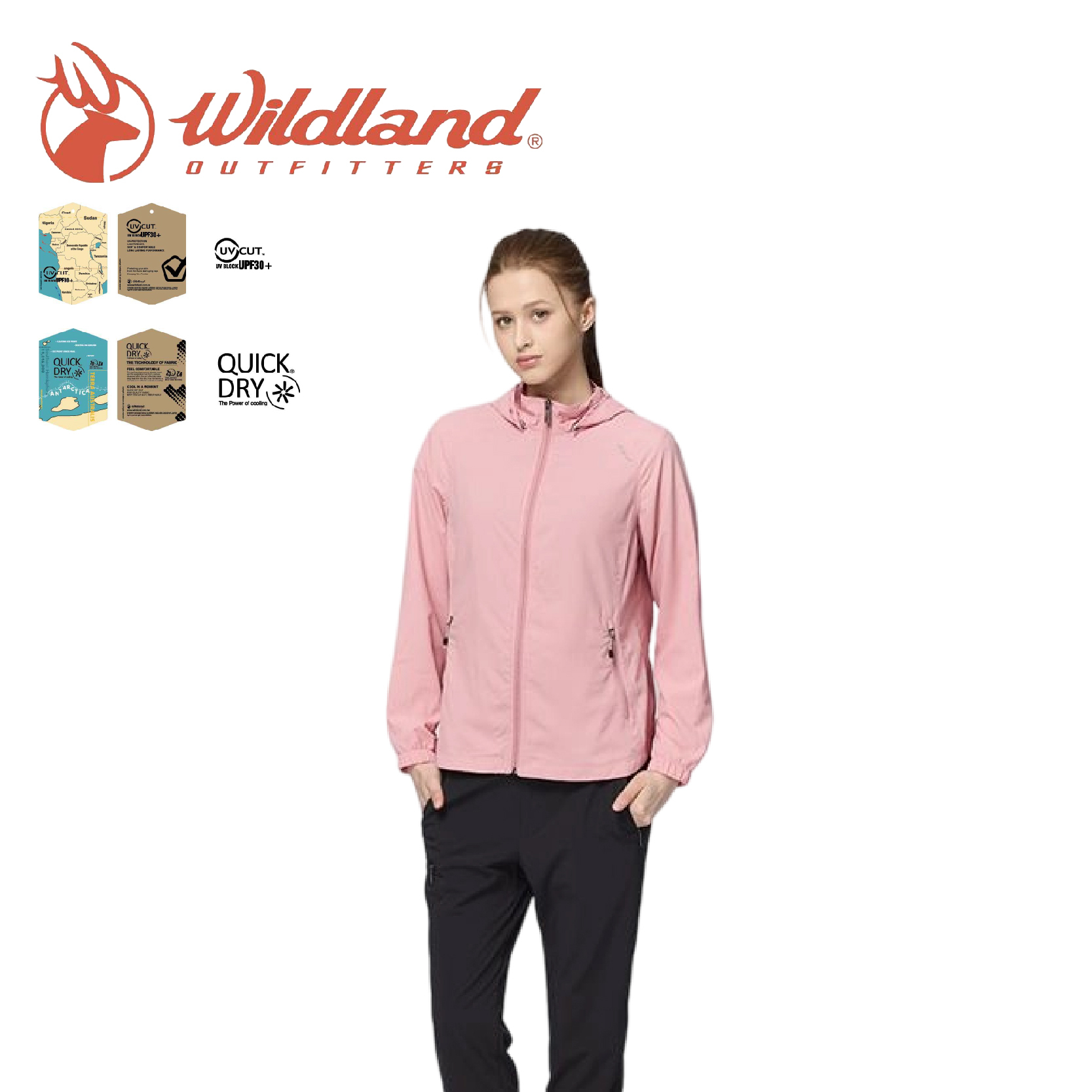 Wildland 荒野 山野涼風抗UV運動外套 女款 (2色) 14WB31903