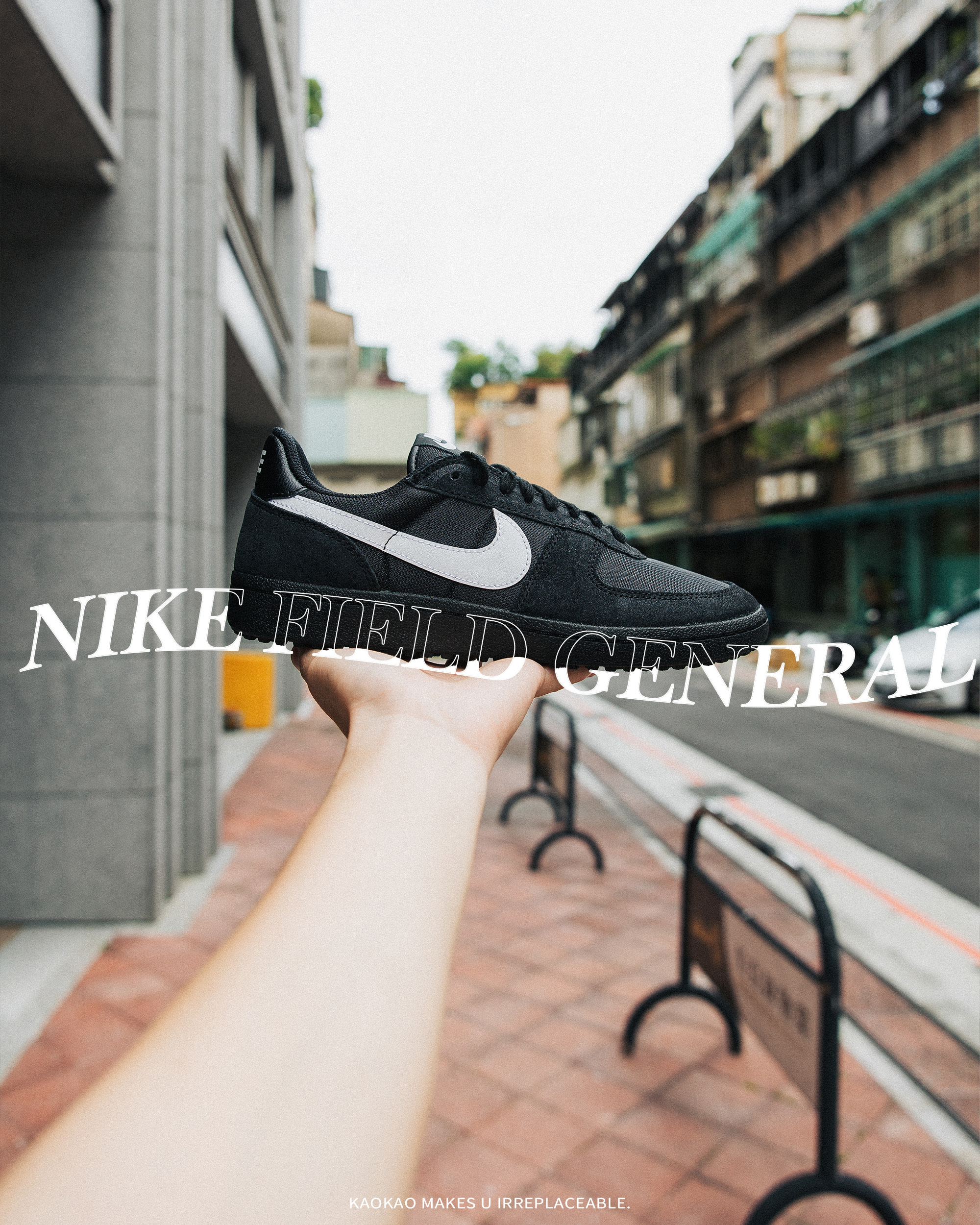 代購-NIKE FIELD GENERAL 82 麂皮 休閒 美式足球 橄欖球 復古 德訓鞋 男女同款【HF3165-001】