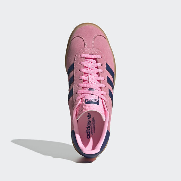 Adidas Gazelle Bold W H06122 女 休閒鞋 運動 經典 三葉草 厚底 麂皮 焦糖底 粉藍