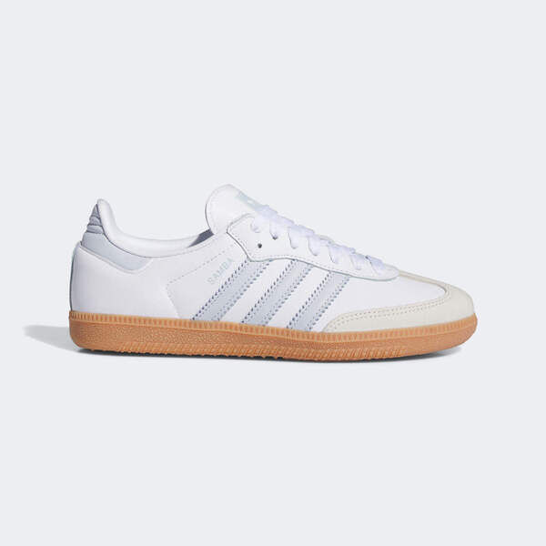 Adidas Samba OG W IE0877 女 休閒鞋 經典 德訓鞋 復古 生膠底 雲白 光暈藍